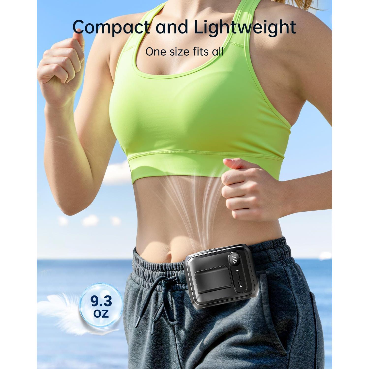 Ventilador Portátil SWEETFULL S21 Recargable 100 Velocidades