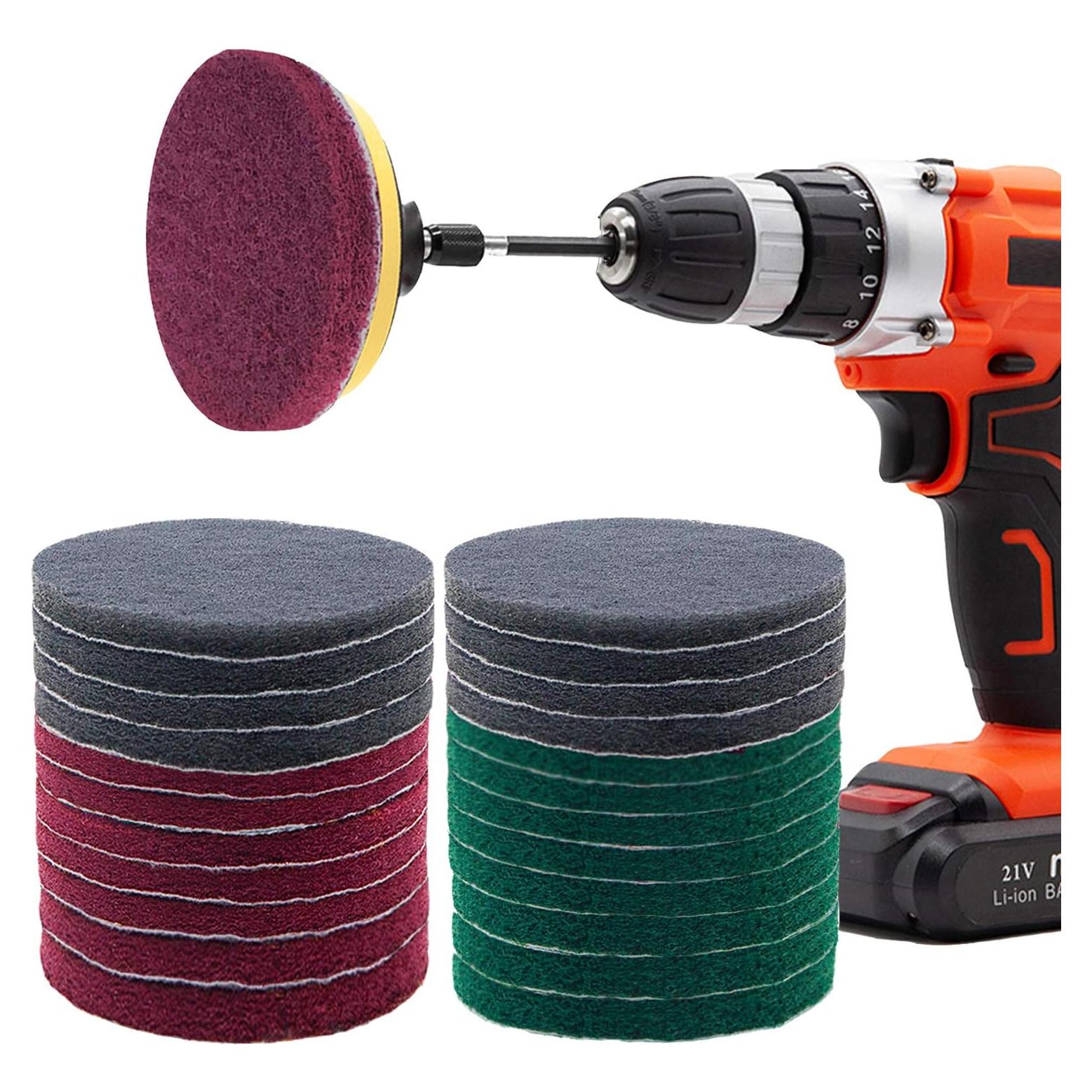 Kit de Fregadores GOH DODD 26 Piezas para Taladro 10.16 cm