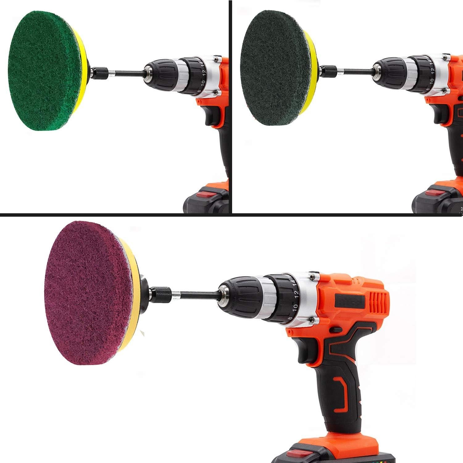 Kit de Fregadores GOH DODD 26 Piezas para Taladro 10.16 cm