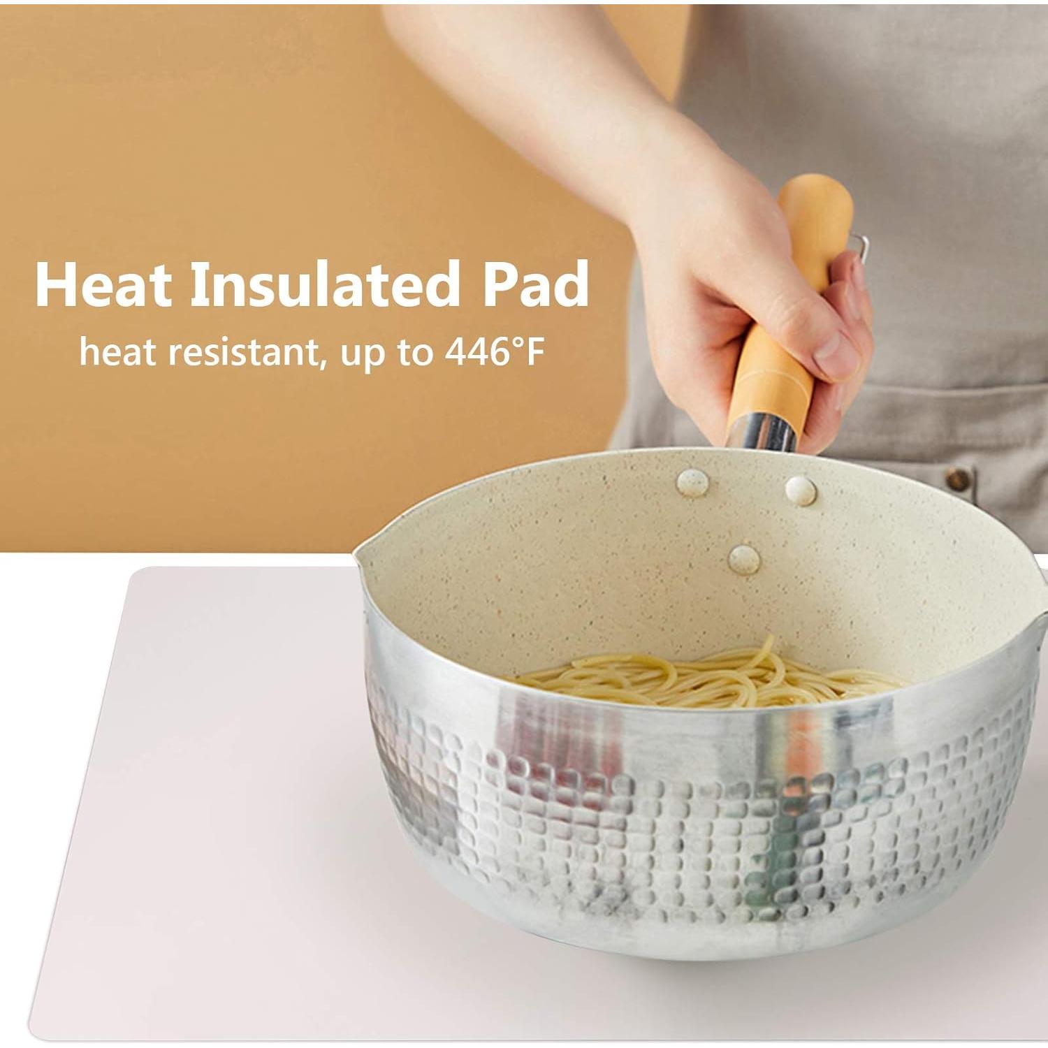 Mats de Silicona Gartful 2PCS Antideslizantes 63.5x43.2cm Beige