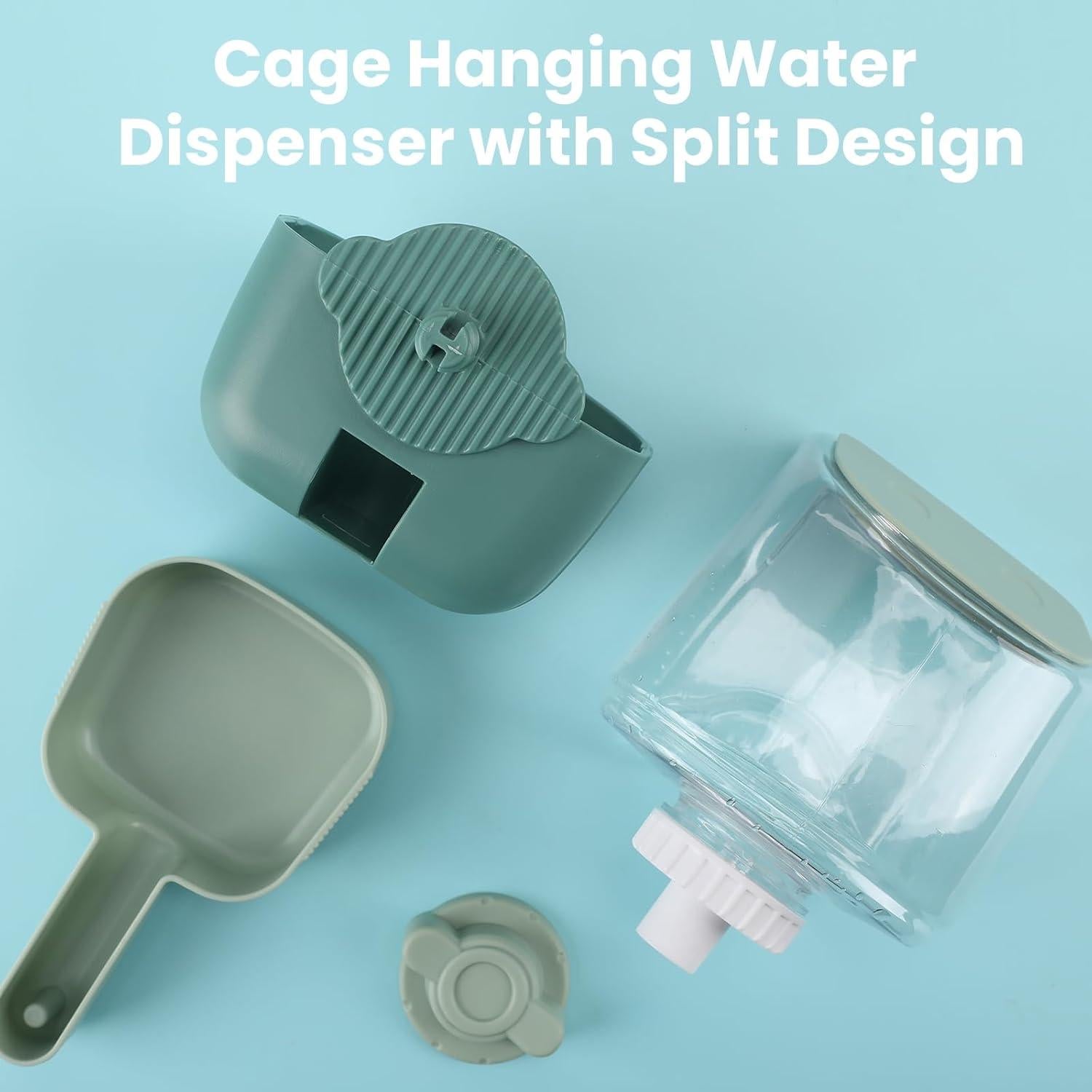 Dispensador de Agua Automático FamiEver 1L para Mascotas Verde