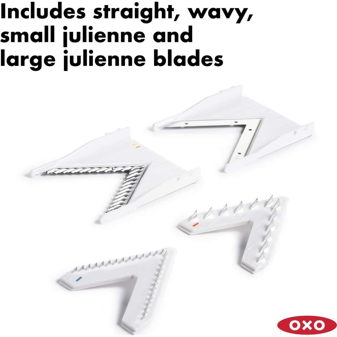 Rebanador Mandolina V-Blade OXO Good Grips, 4 Grosor Ajustable
