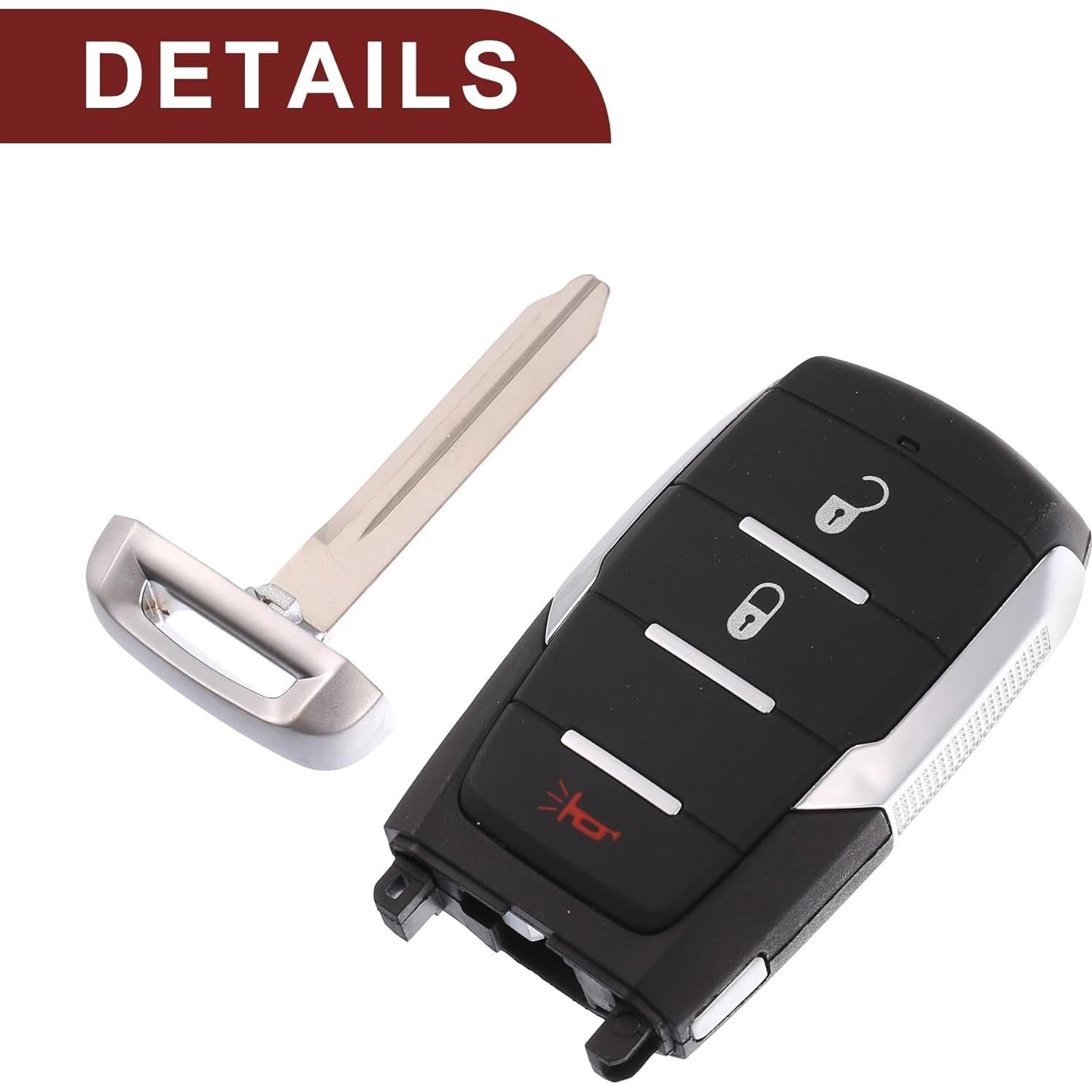 Funda de Llave Ram 1500 2019-2023 3 Botones Plástico