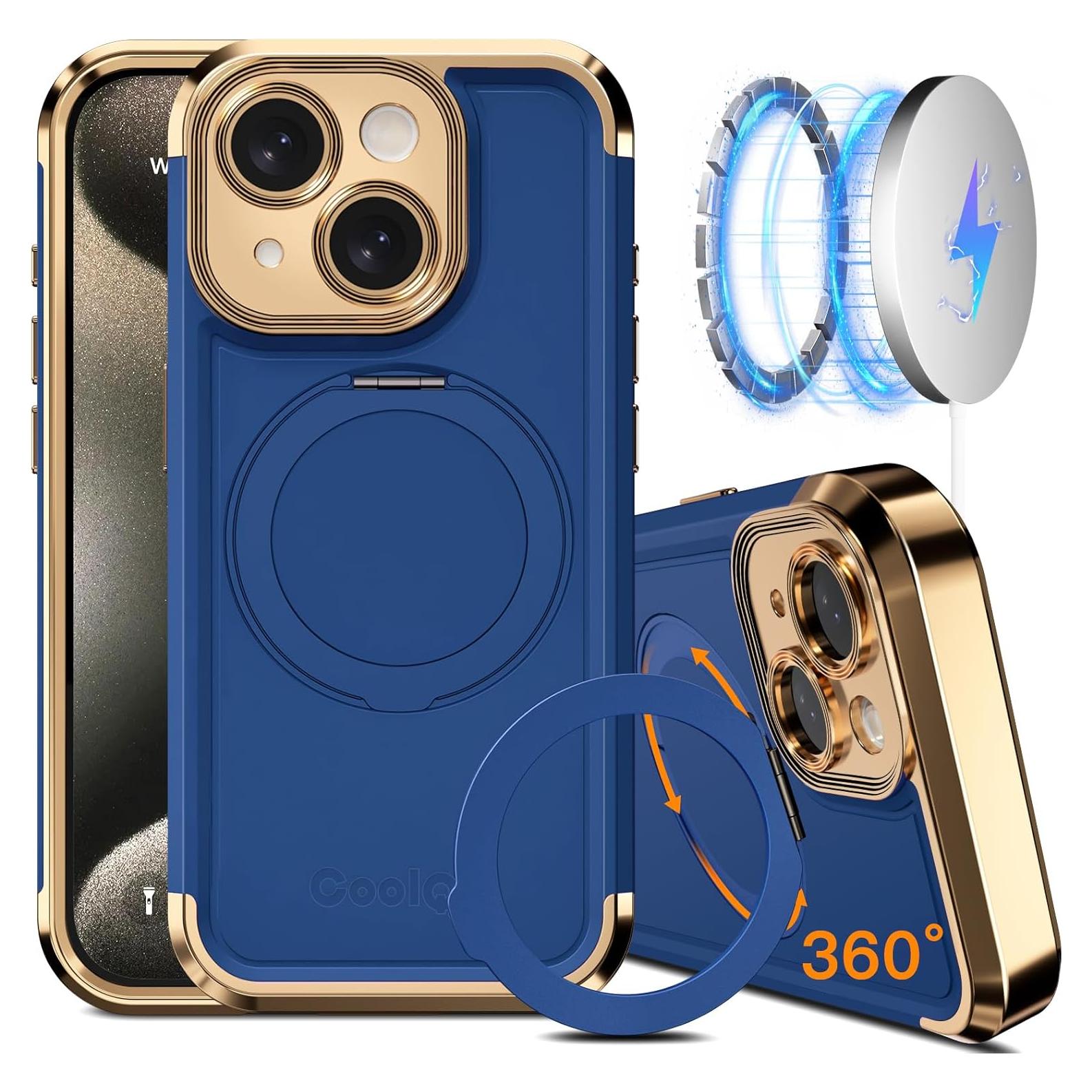 Funda COOLQO para iPhone 13 6.1'' Magnética 360° Protección Militar