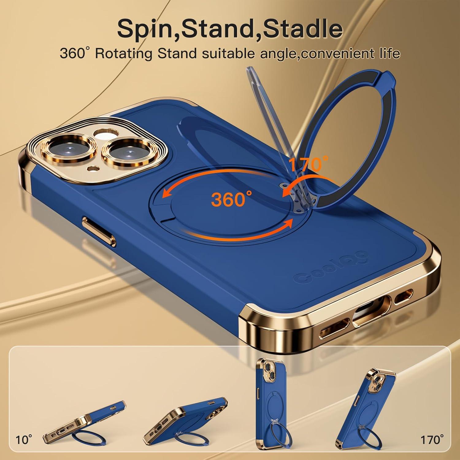 Funda COOLQO para iPhone 13 6.1'' Magnética 360° Protección Militar