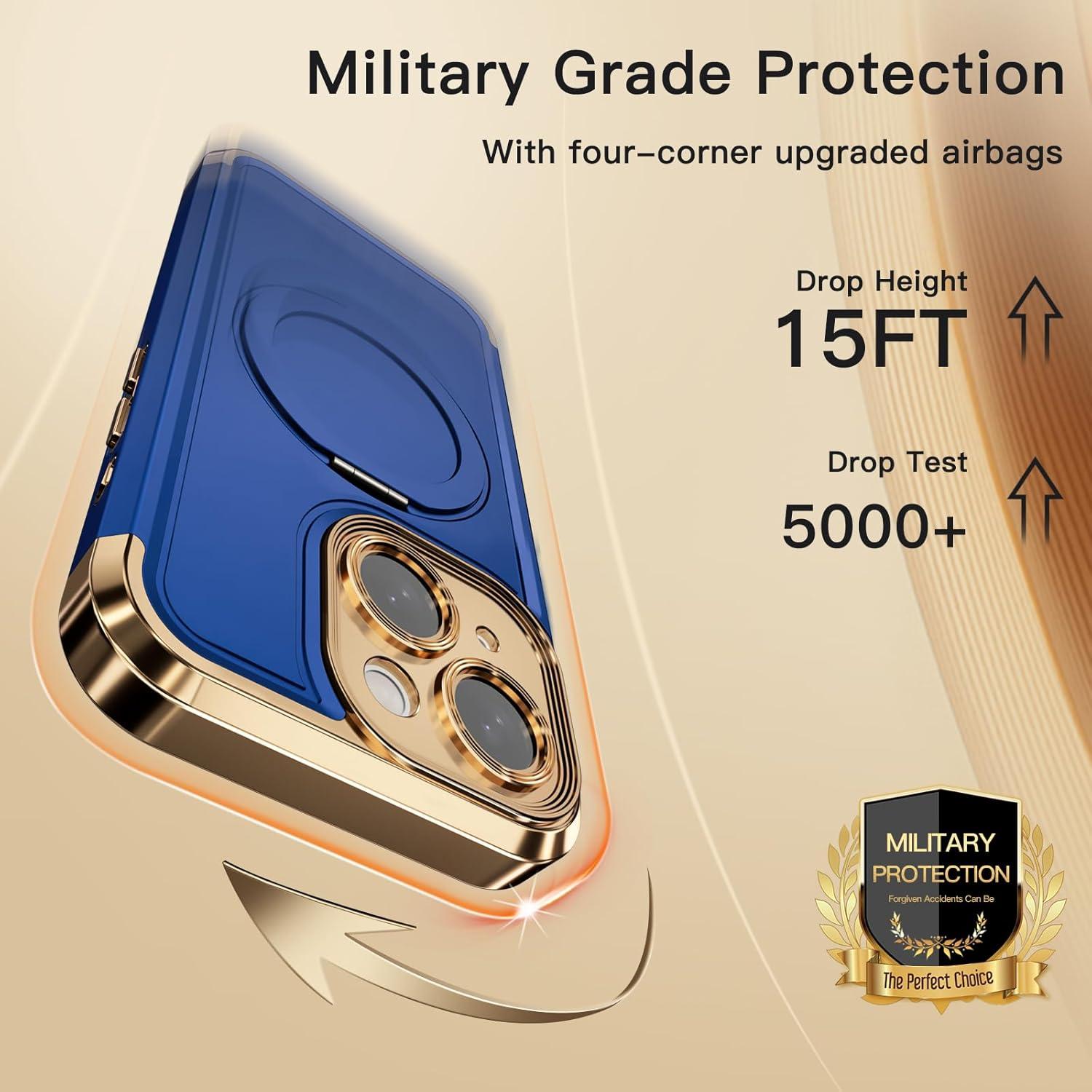 Funda COOLQO para iPhone 13 6.1'' Magnética 360° Protección Militar