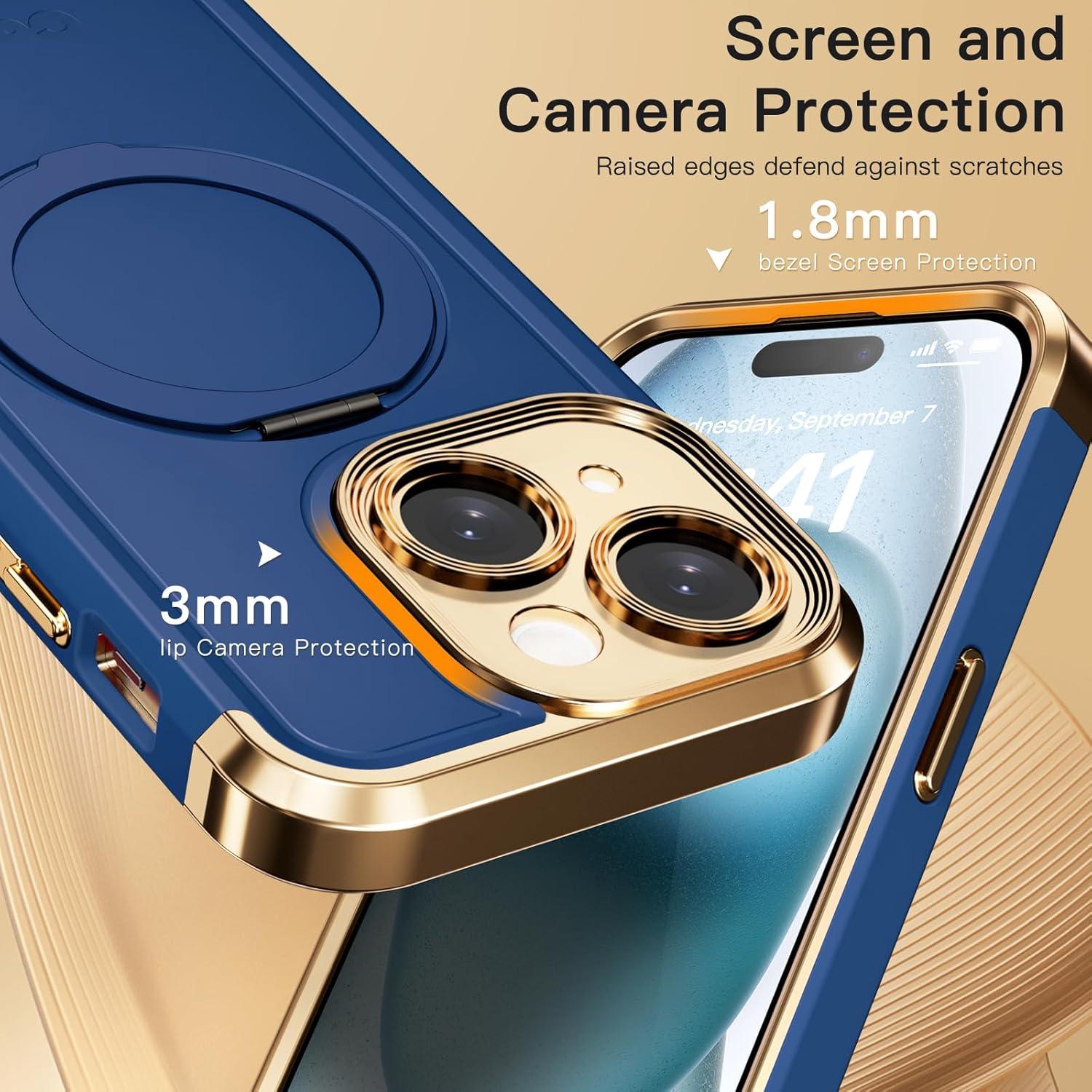 Funda COOLQO para iPhone 13 6.1'' Magnética 360° Protección Militar