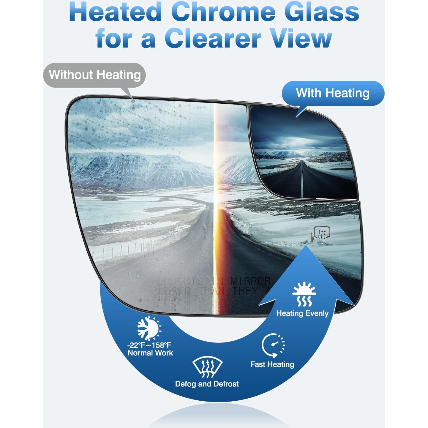 Espejo Lateral Calentado Ford Explorer 2011-2019 TOP-MAX