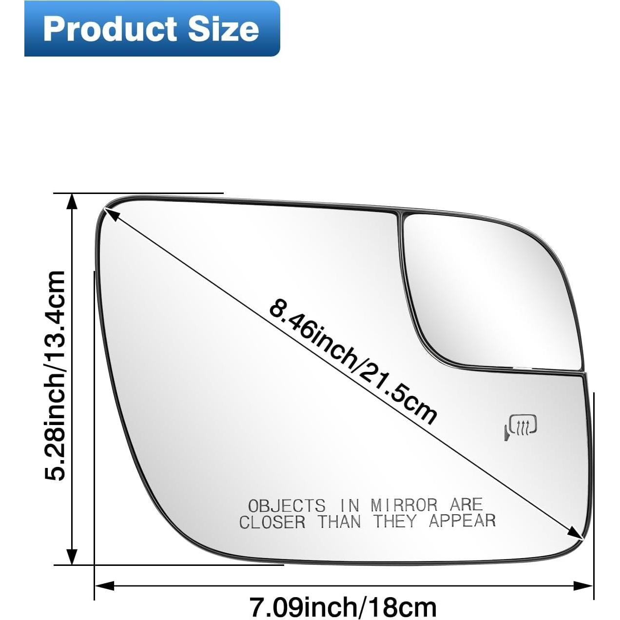 Espejo Lateral Calentado Ford Explorer 2011-2019 TOP-MAX