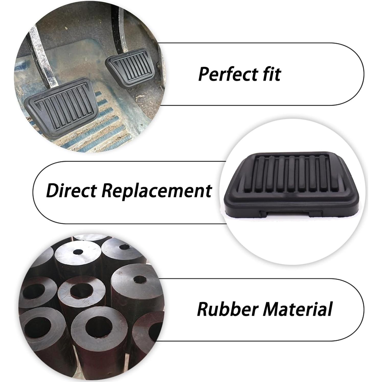 Almohadilla de Pedal de Freno y Embrague Txouoxt 1 Pc