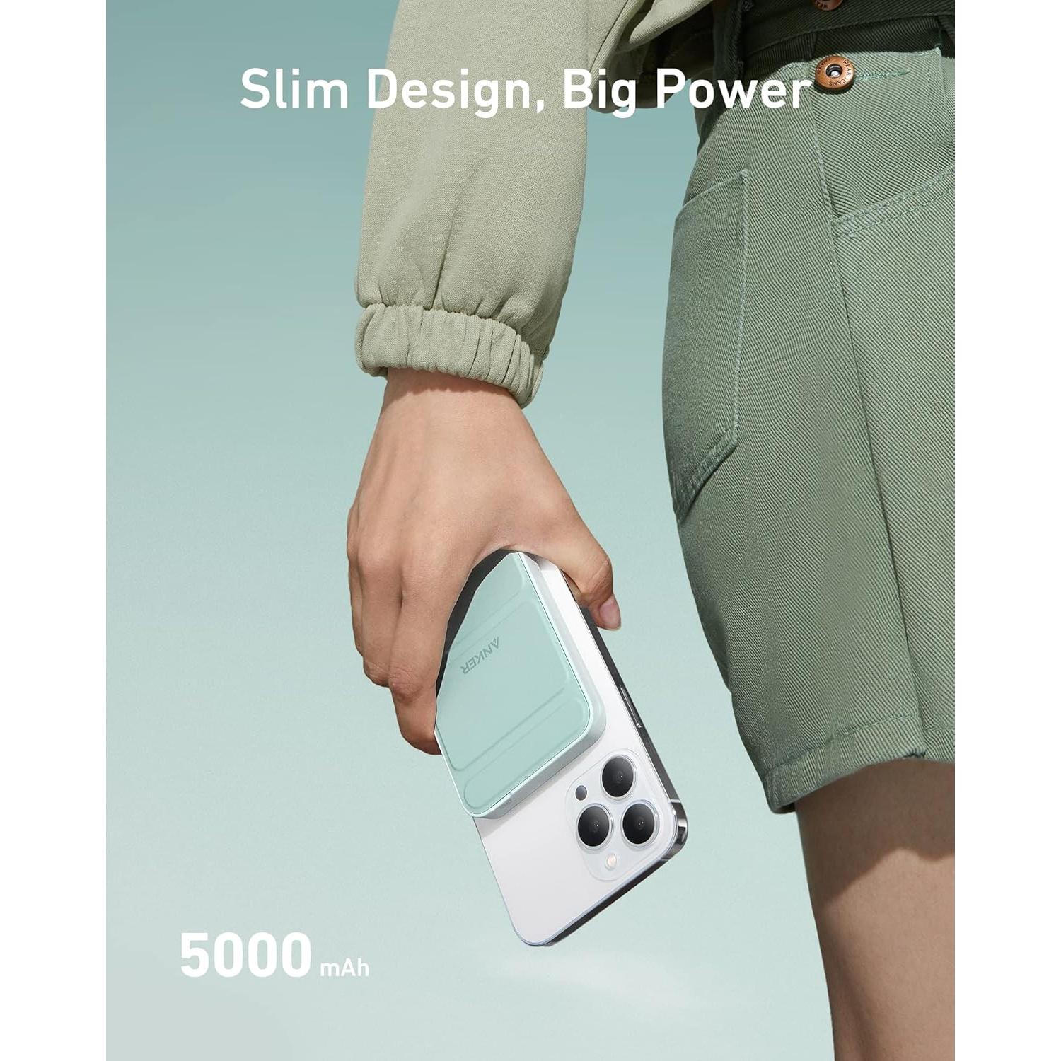 Batería Magnética Anker 622 MagGo 5000mAh Inalámbrica USB-C