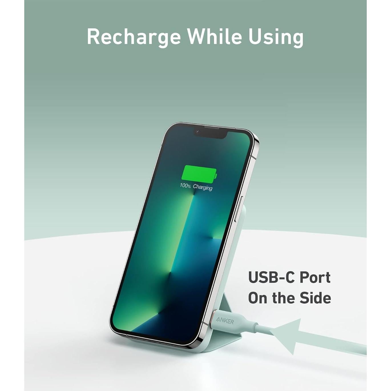 Batería Magnética Anker 622 MagGo 5000mAh Inalámbrica USB-C