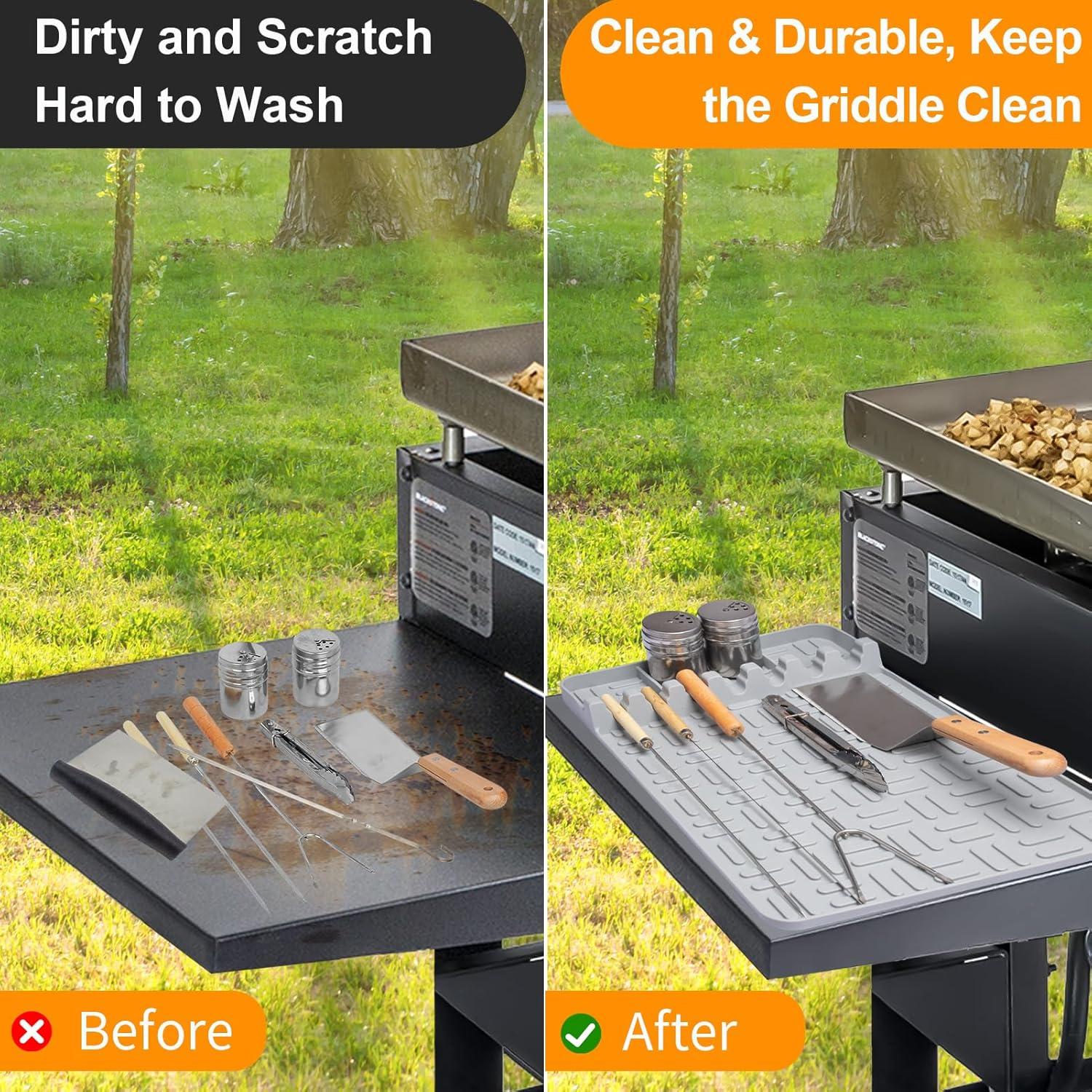 Alfombrilla de Silicona Grande Hidnvefen para Plancha Blackstone