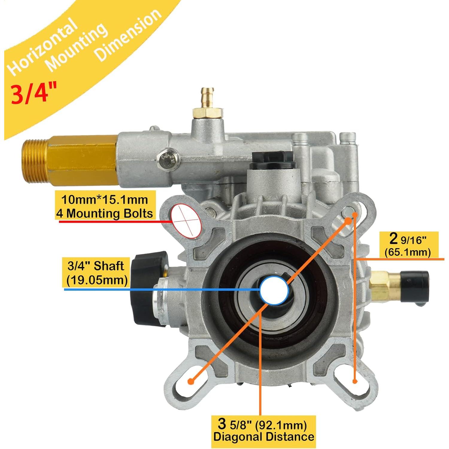 Bomba de Lavadora a Presión Youxmoto 3000 PSI 2.5 GPM