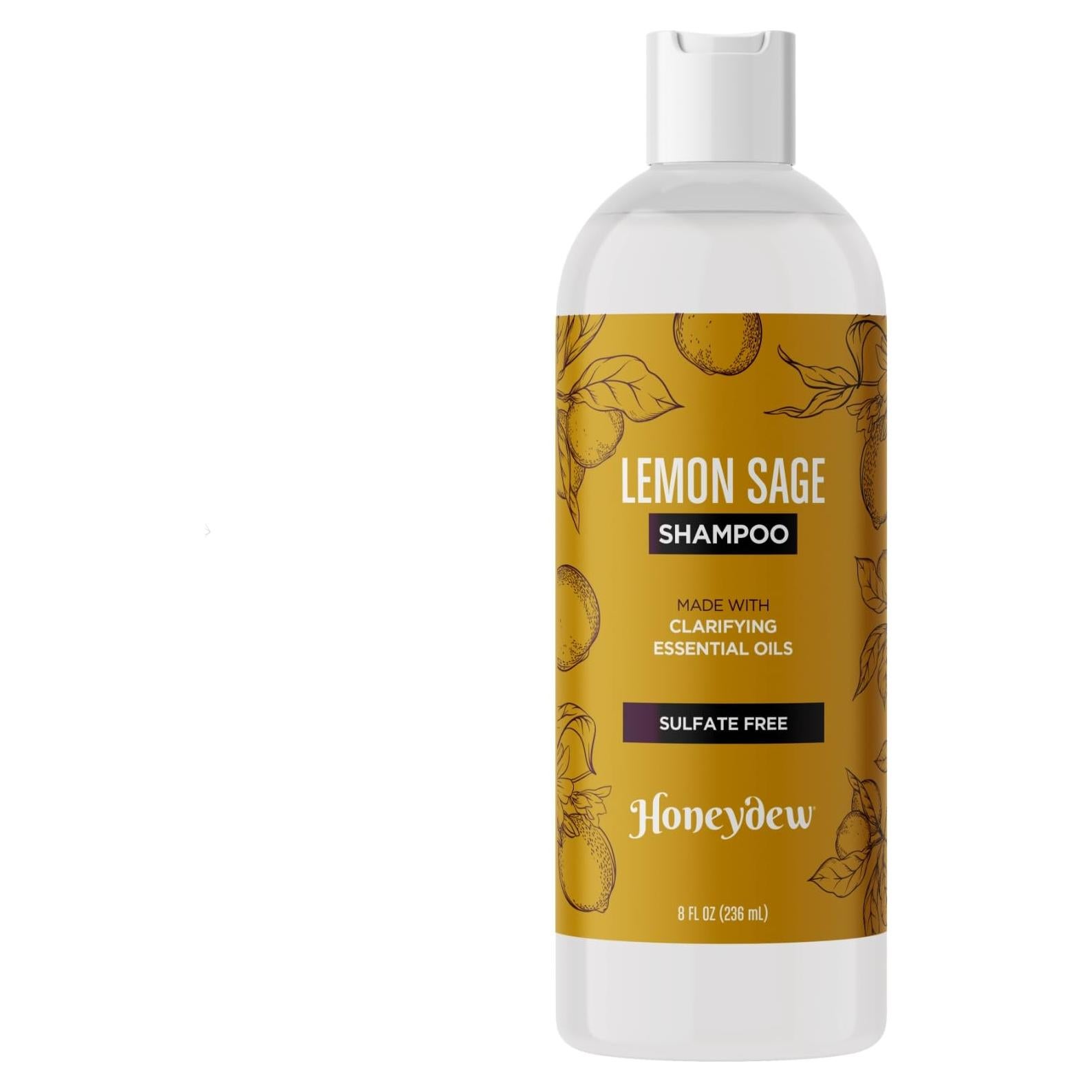 Champú Salvia Limón Sin Sulfatos 226g - Aclarador Cabello Graso