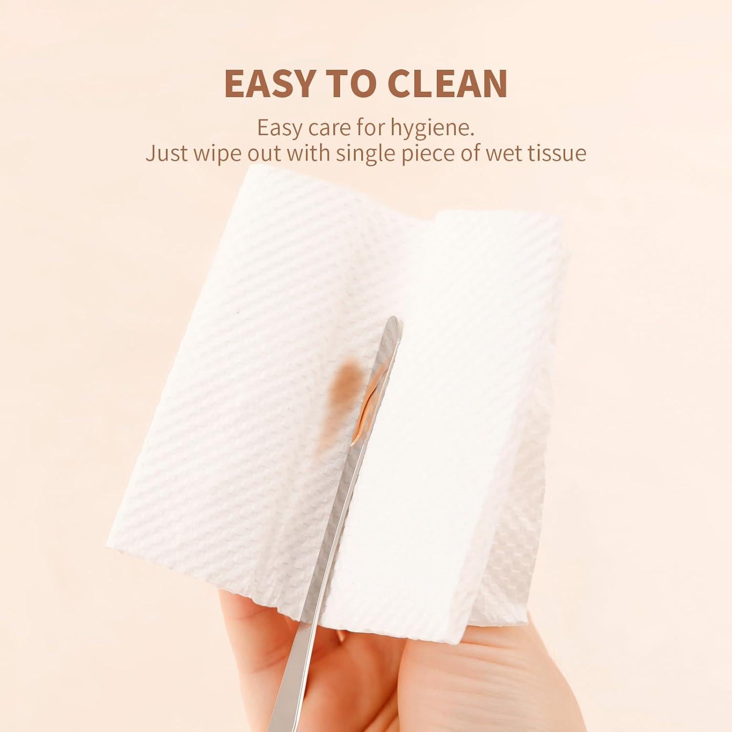 Brocha Plana para Base Docolor y Espátula de Maquillaje