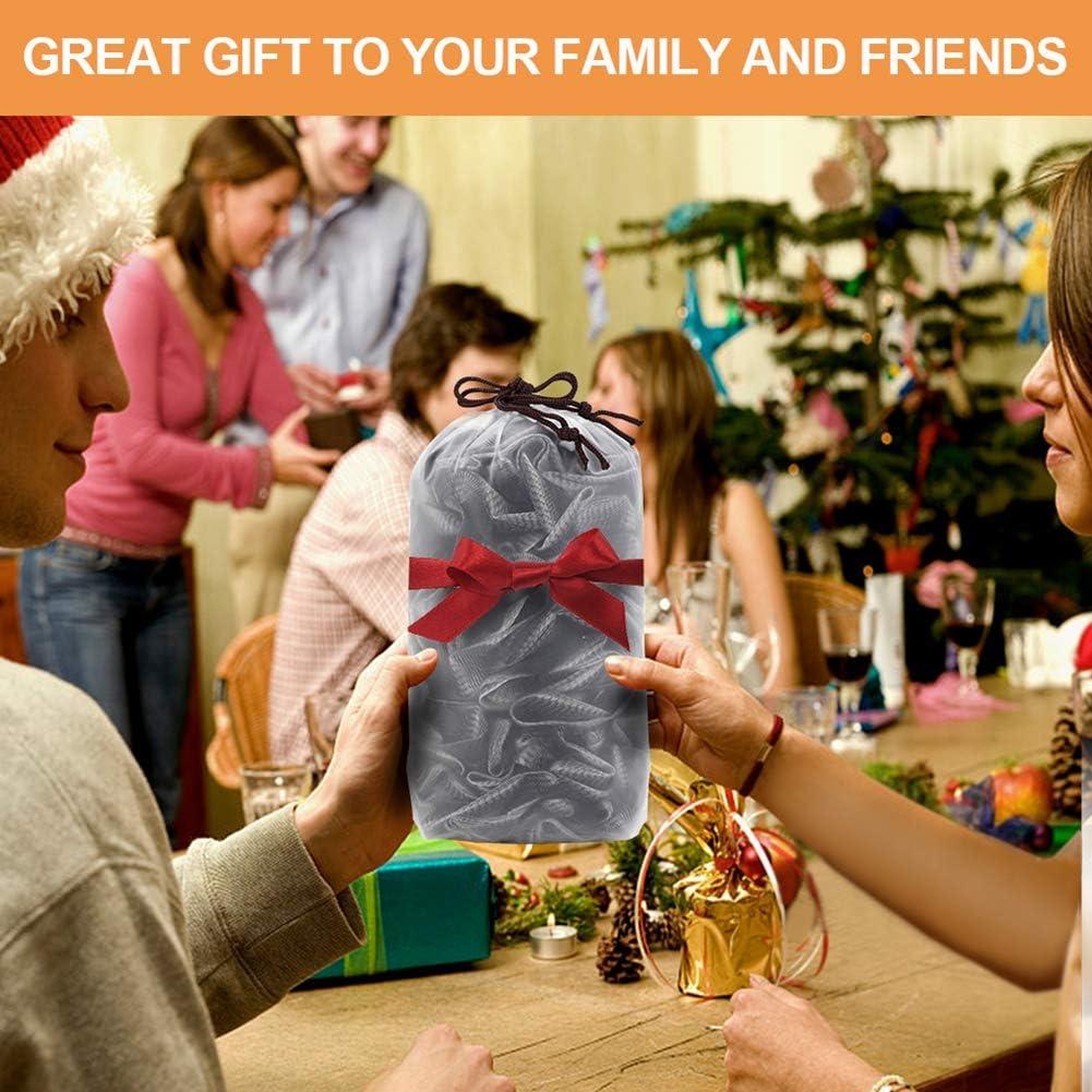 Esponja de Baño Novosun Set 4 Piezas Exfoliante 75g Negro