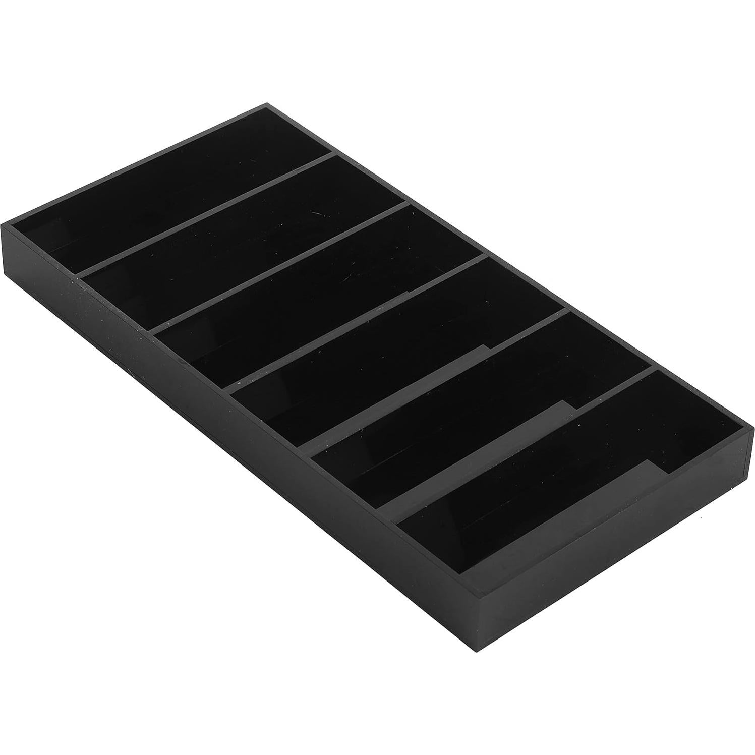 Organizador de Gafas MyGift Acrílico Negro 6 Compartimentos