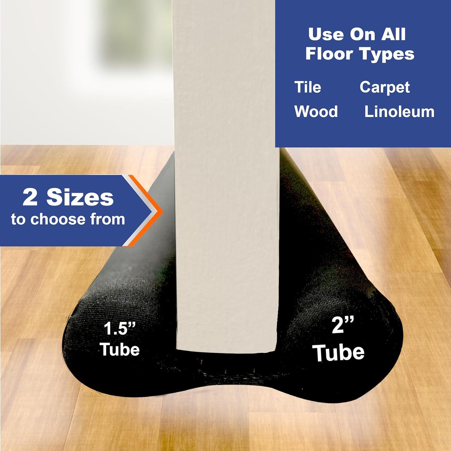 Tapón de Corriente Twin Draft Guard Negro 71.12 cm x 3.81 cm