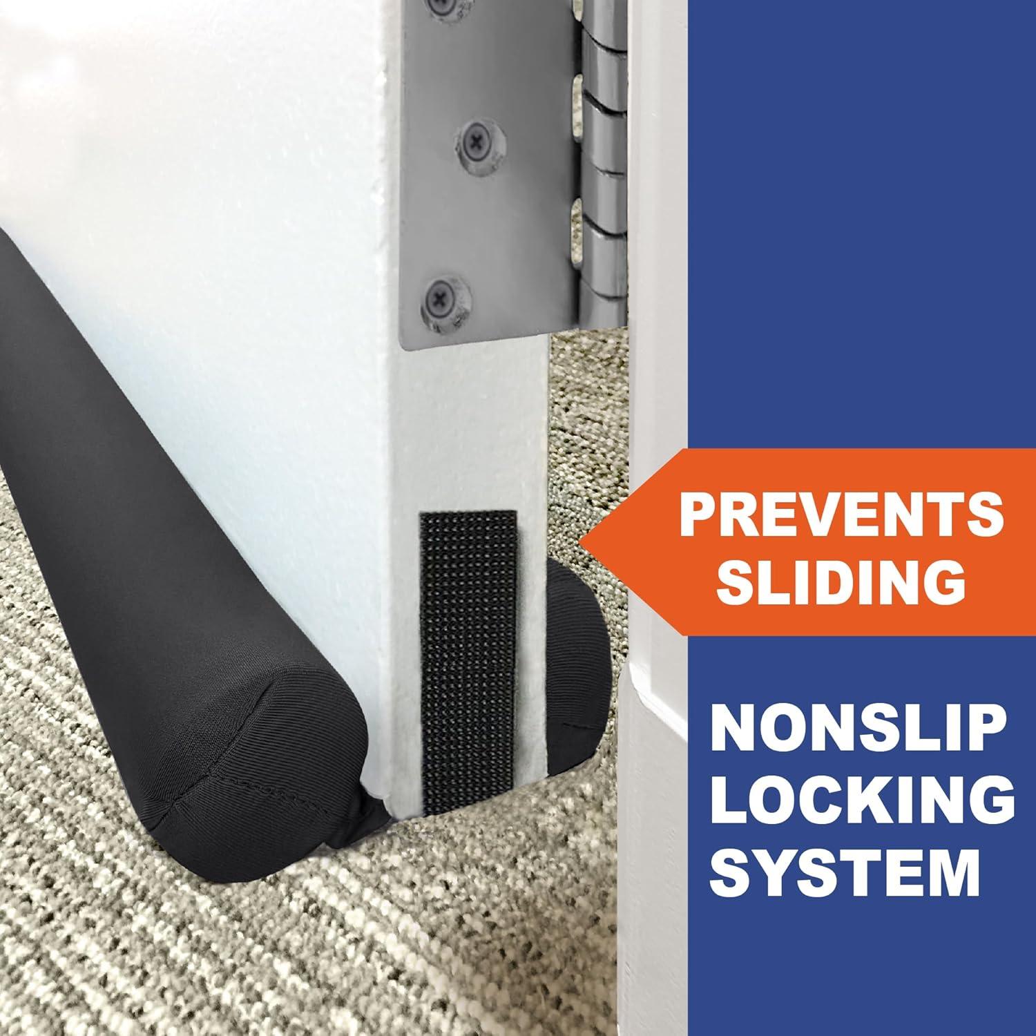 Tapón de Corriente Twin Draft Guard Negro 71.12 cm x 3.81 cm