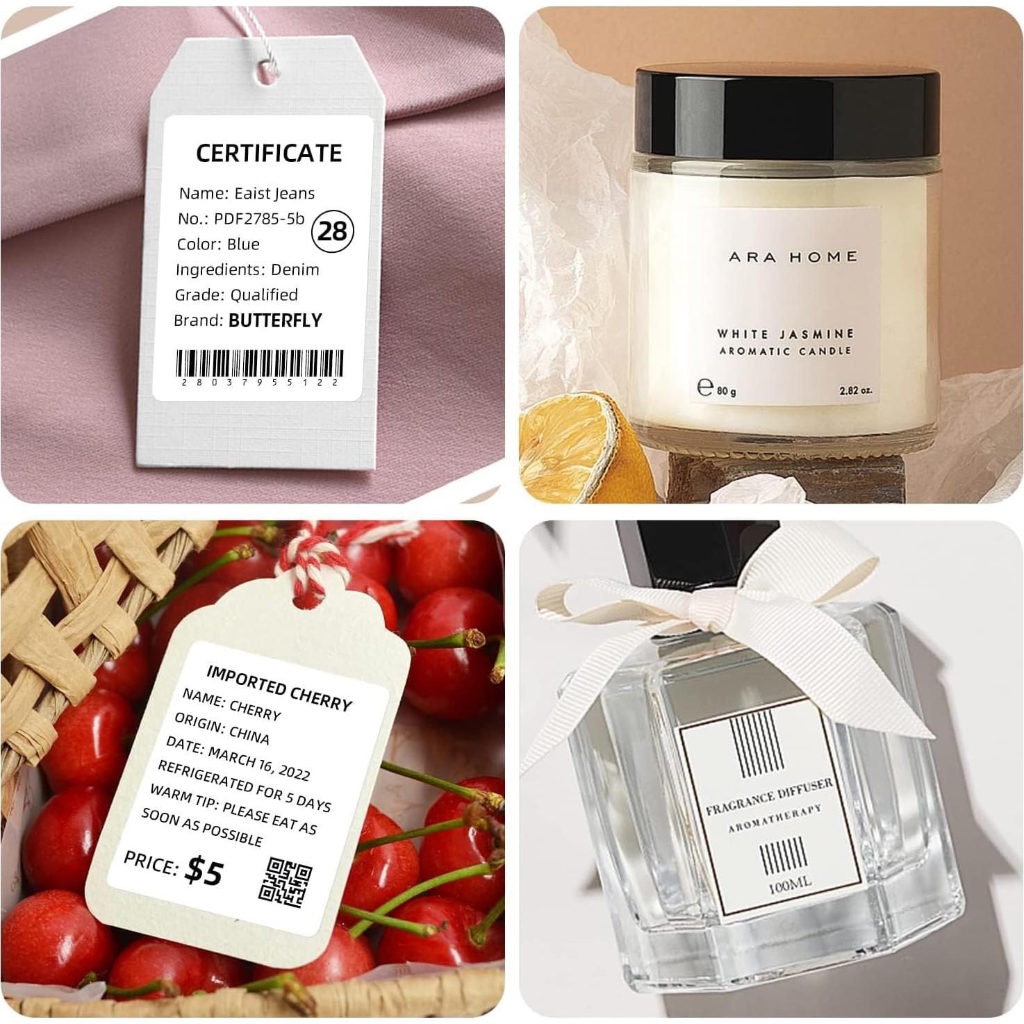 Etiquetas térmicas autoadhesivas NIIMBOT B1/B21/B3S 40x30mm - 3 rollos