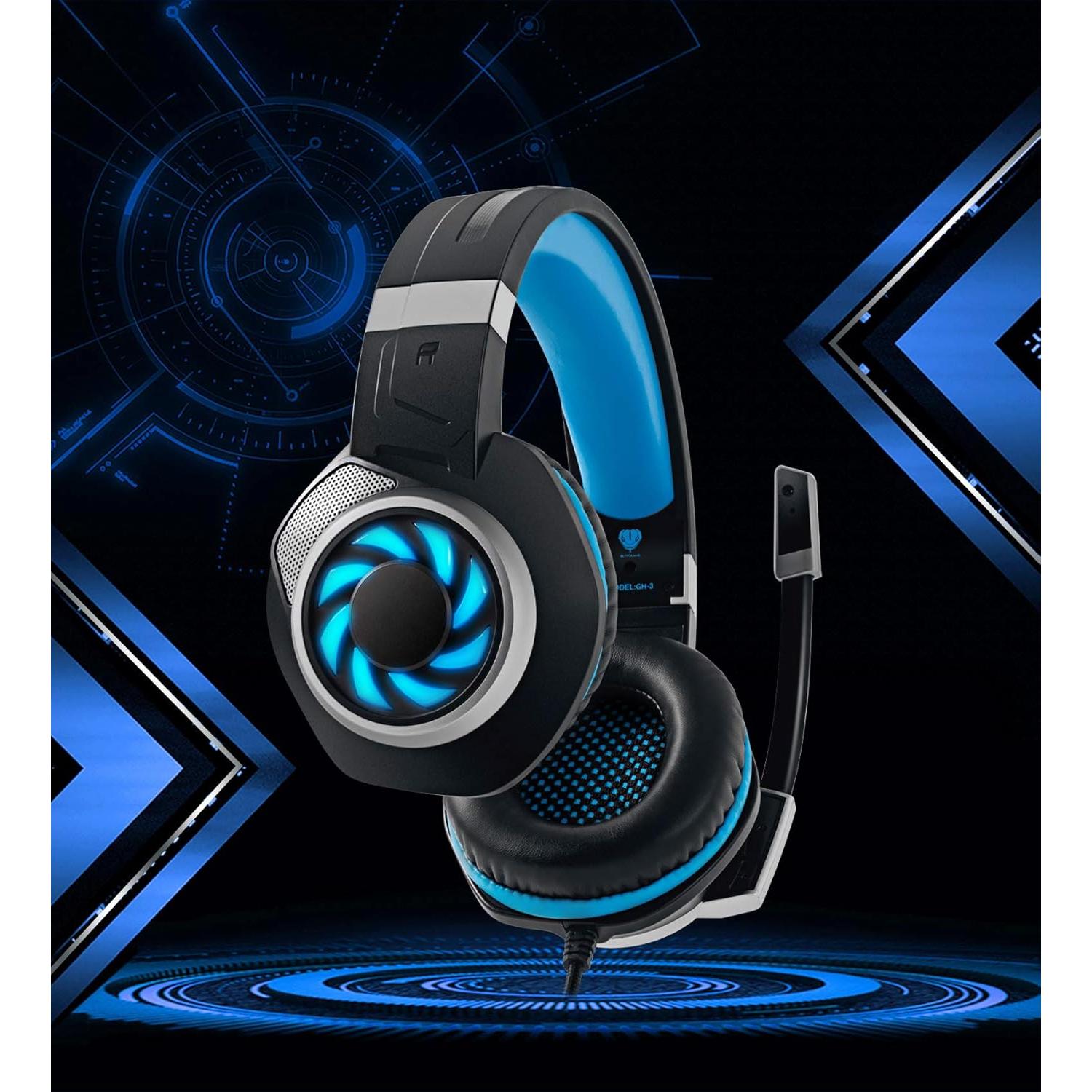 Auriculares Gaming Red Horse BUTFULAKE GH-3 Azul 3.5mm