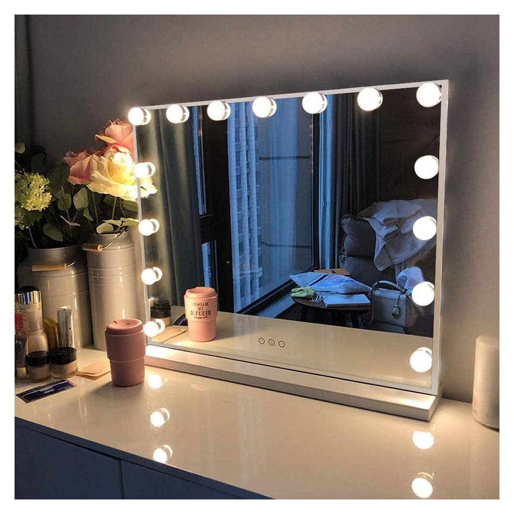 Espejo de Tocador FENCHILIN Iluminado 45.7x57.9cm con USB