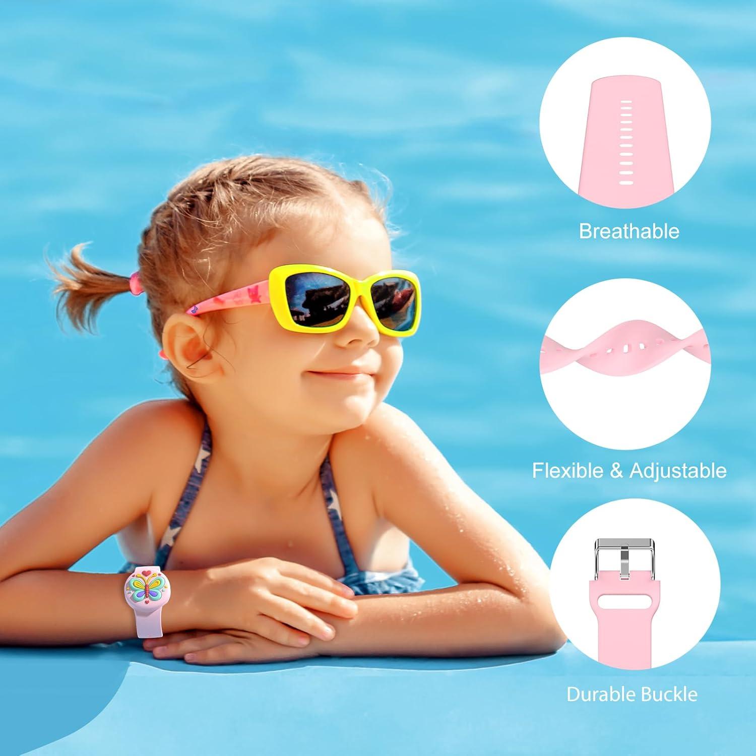 Pulsera Airtag Impermeable para Niños - Typecase - Mariposa/Gato