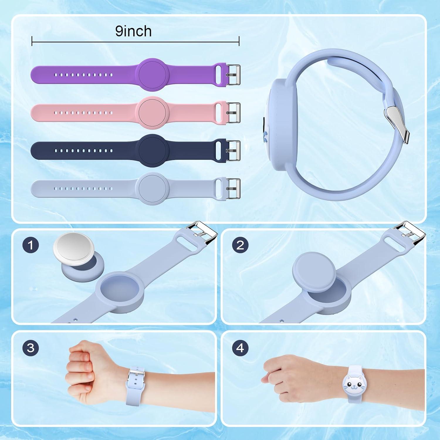 Pulsera Airtag Impermeable para Niños - Typecase - Mariposa/Gato