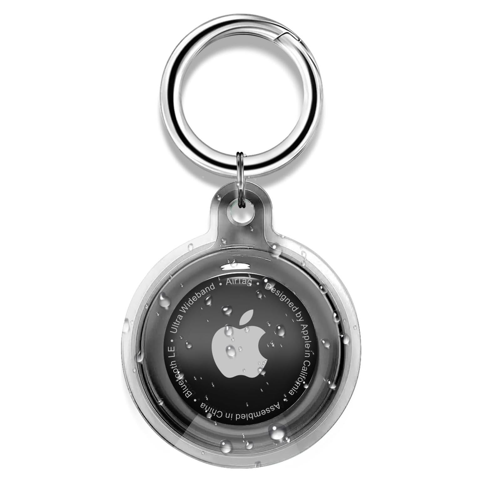 Funda a Prueba de Agua para Apple Airtag QYQa - Negro