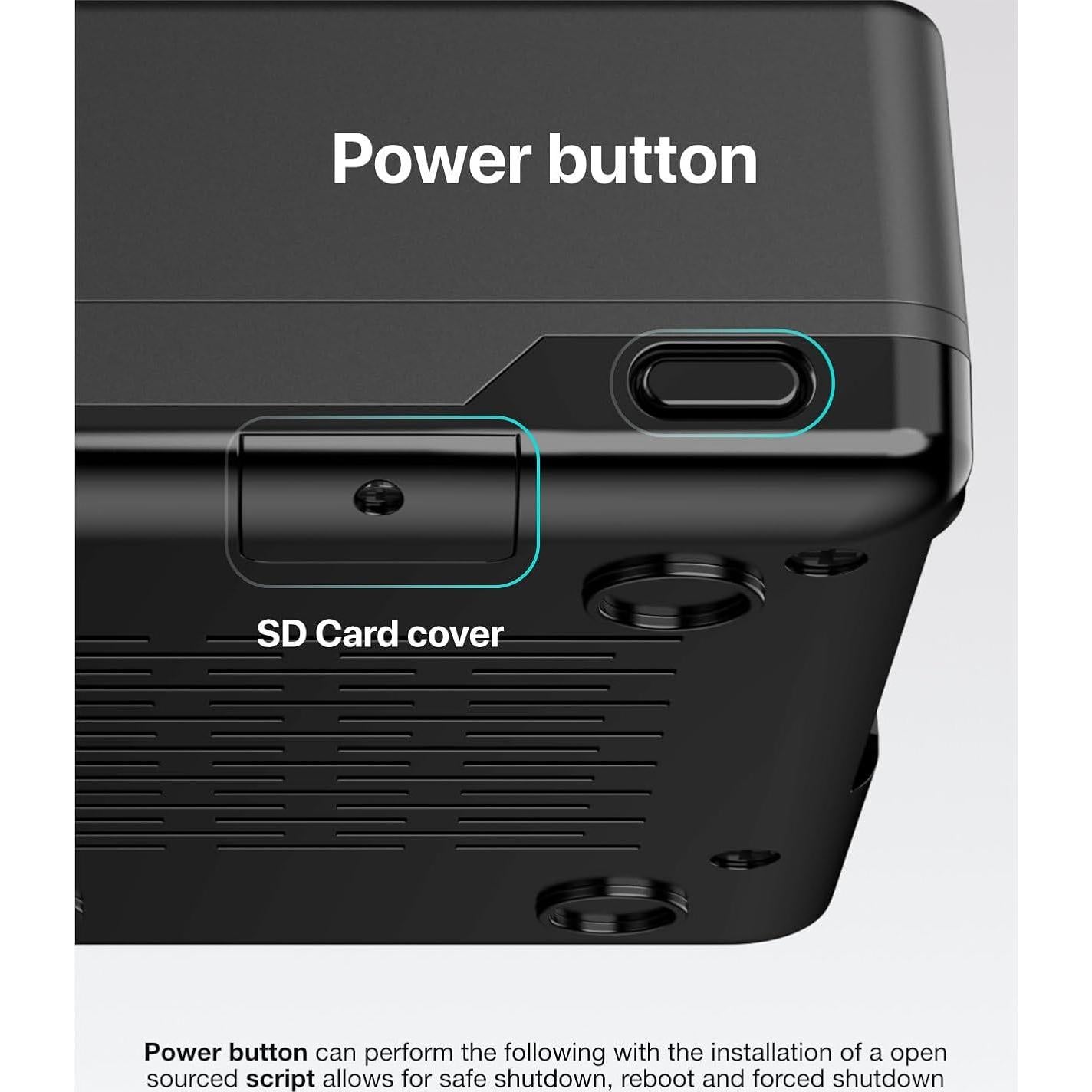 Caja de Aluminio Argon NEO 5 para Raspberry Pi 5 con Ventilador