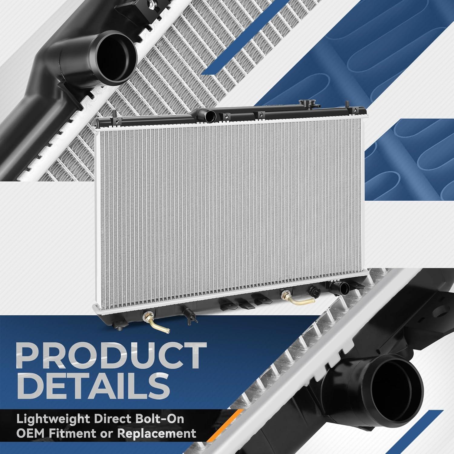 Radiador Auto Dynasty 1 Fila para Toyota Camry/Solara 2.2L AT