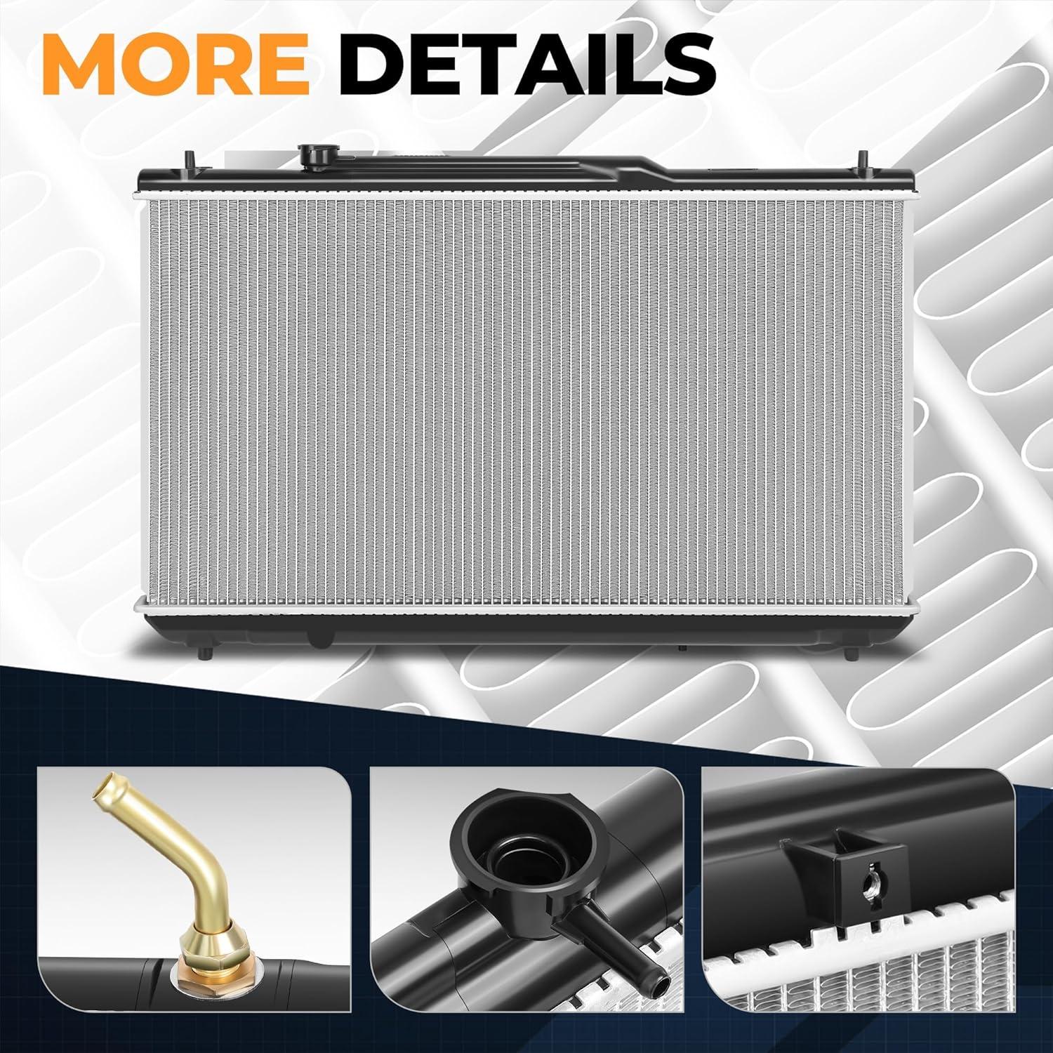 Radiador Auto Dynasty 1 Fila para Toyota Camry/Solara 2.2L AT