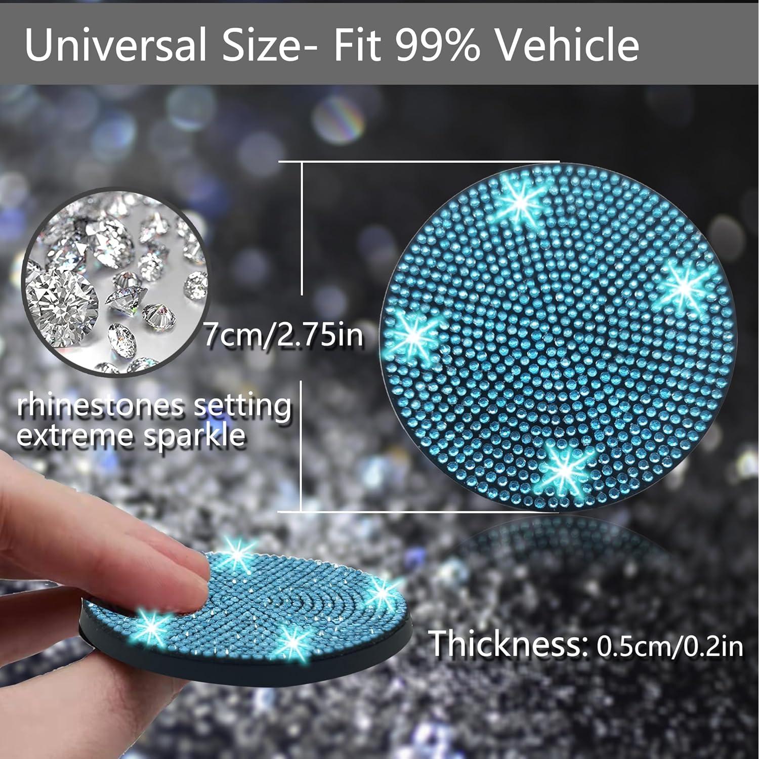 Soporte para Tazas de Coche NBTEPEM 2 pcs Acuamarina Antideslizante