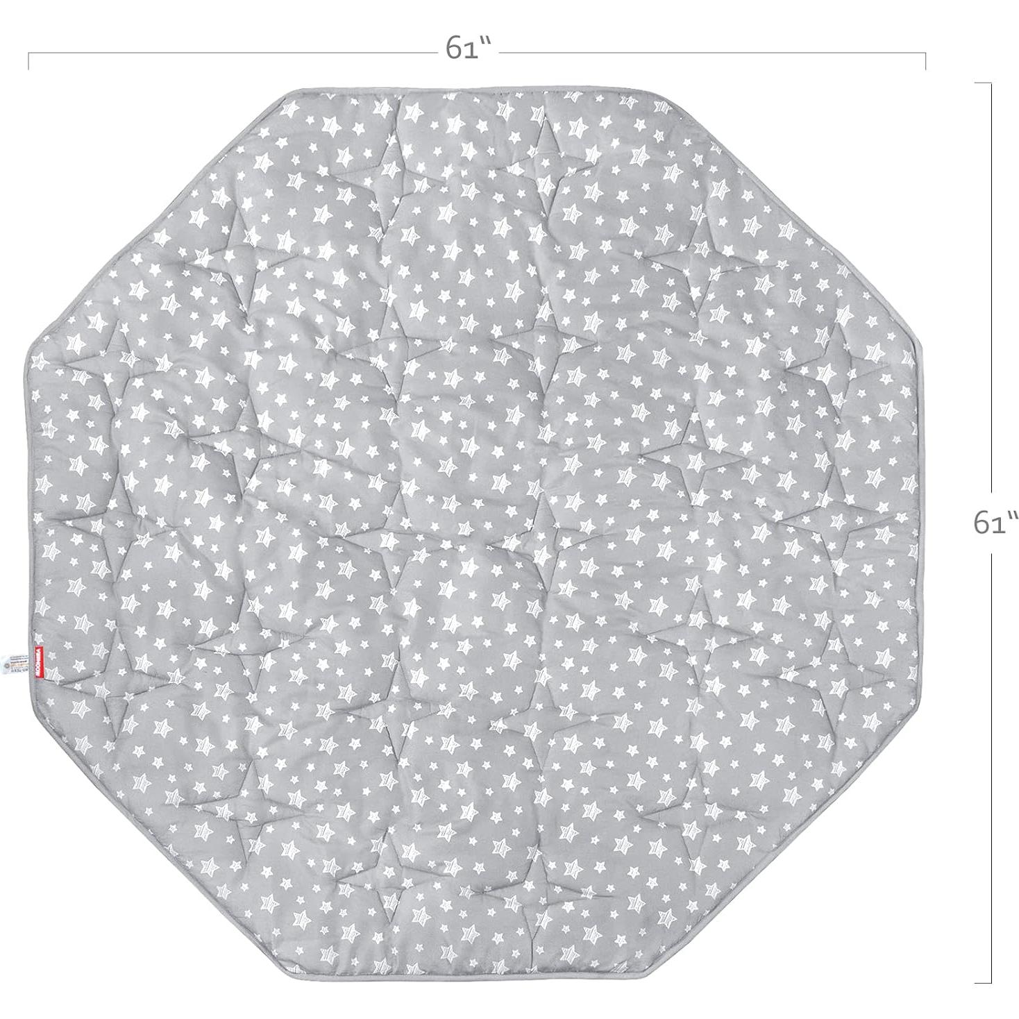 Alfombra de Parque Octagonal Hiccapop XL Gris 8 Paneles