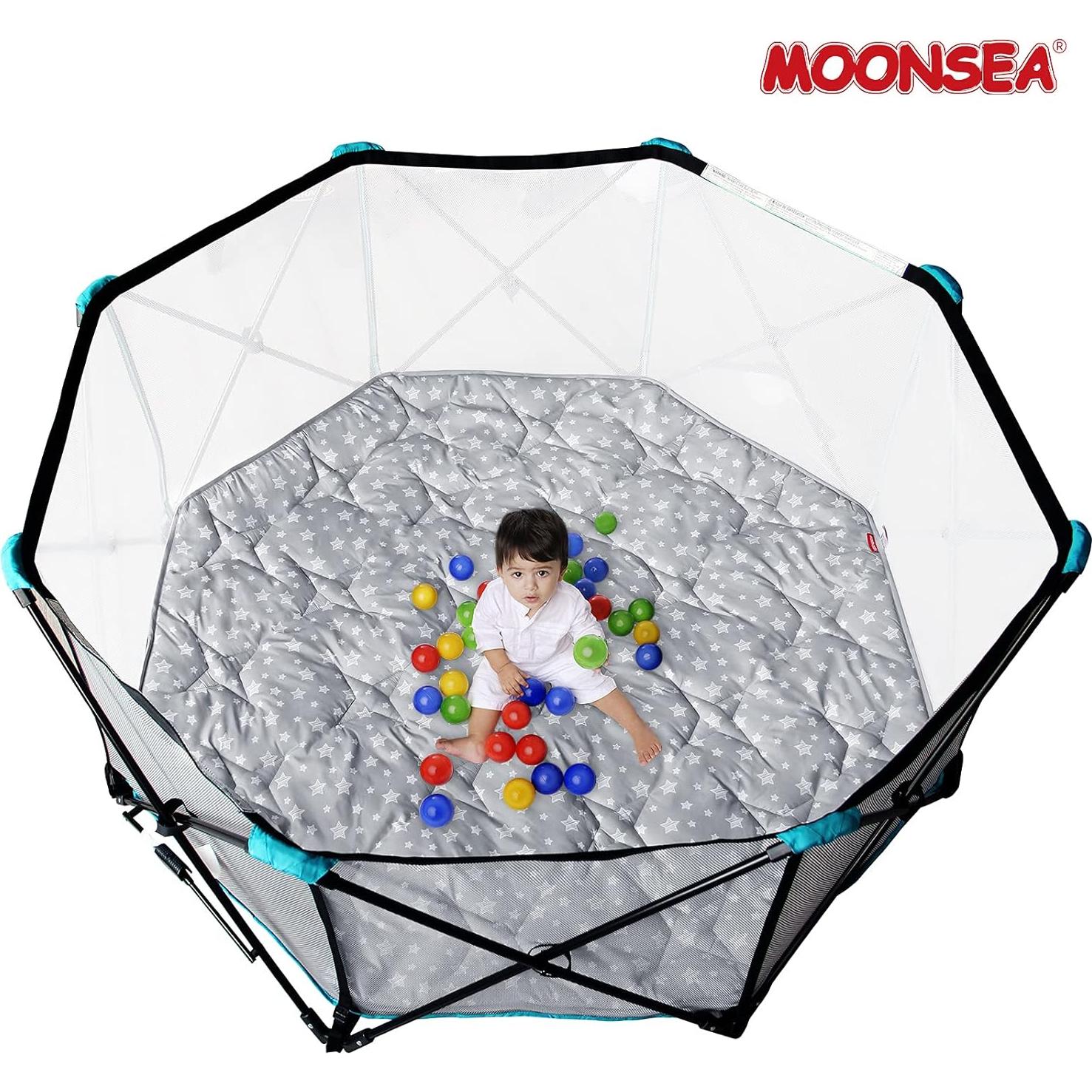 Alfombra de Parque Octagonal Hiccapop XL Gris 8 Paneles