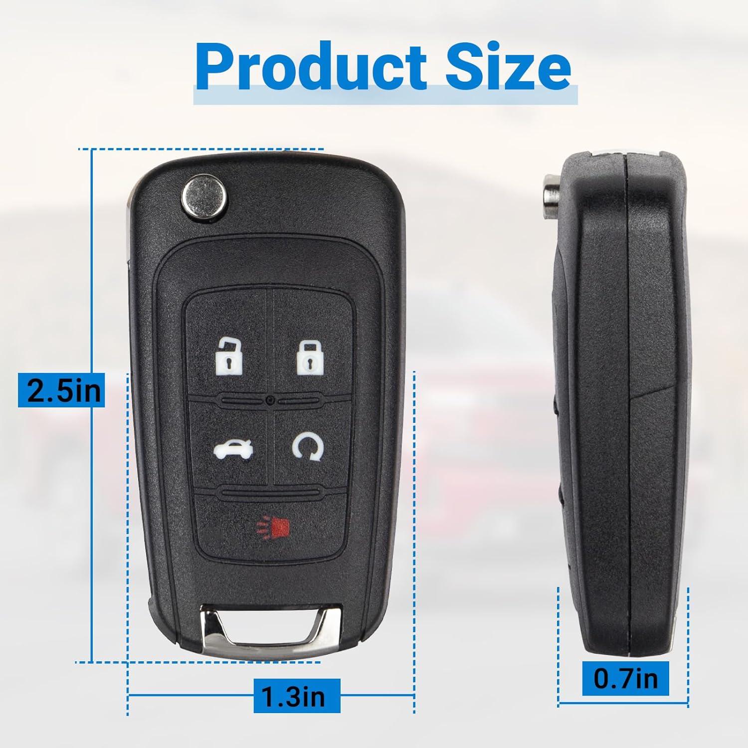 Llave remota Chevrolet 5 botones OHT01060512 2010-2019