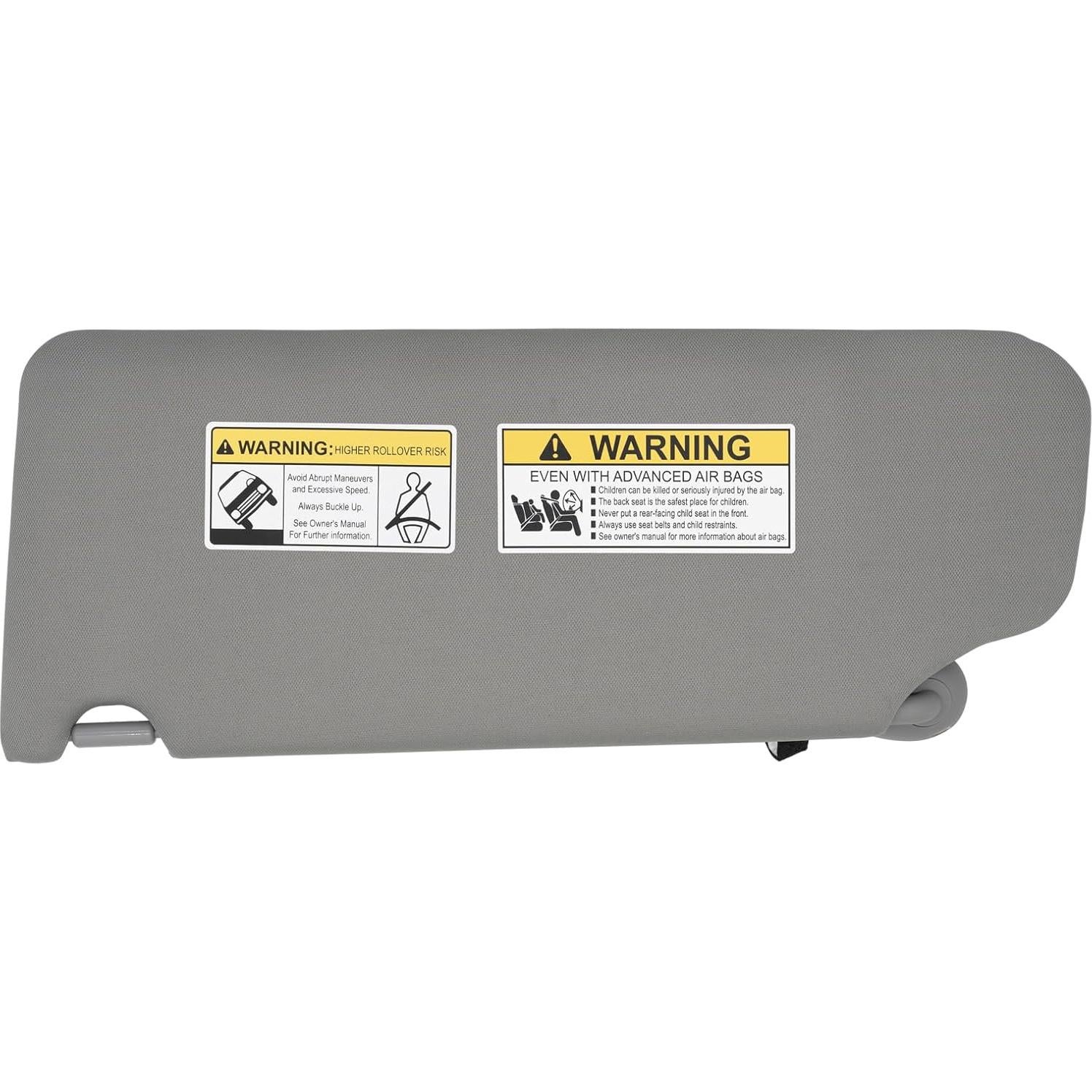 Visera del sol CRAZYPARTS para Honda Pilot 2009-2015 gris