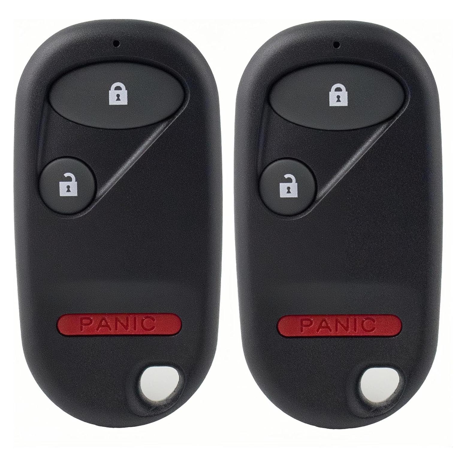 Llavero Reemplazo Honda Civic Pilot 2001-2007 2 Piezas
