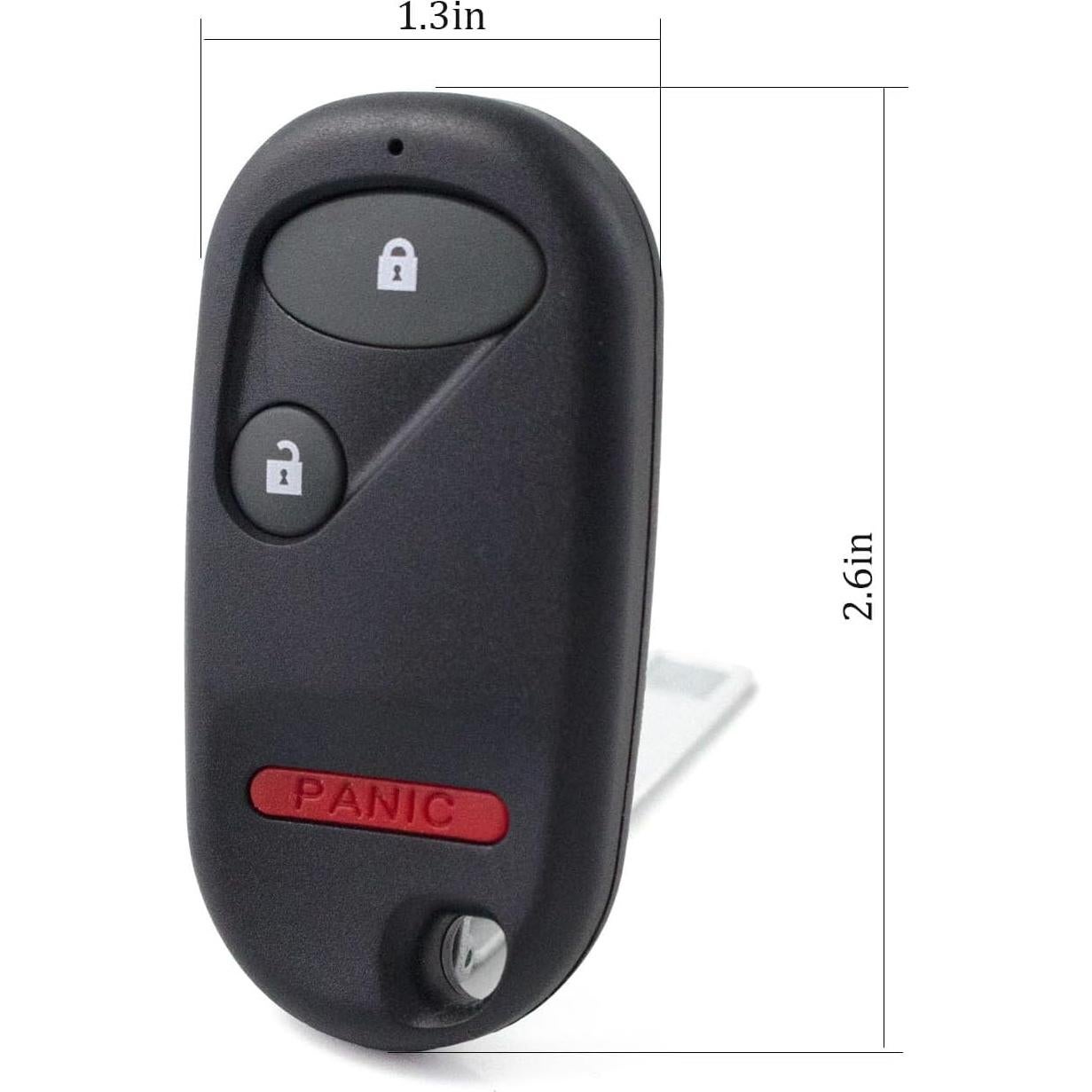 Llavero Reemplazo Honda Civic Pilot 2001-2007 2 Piezas