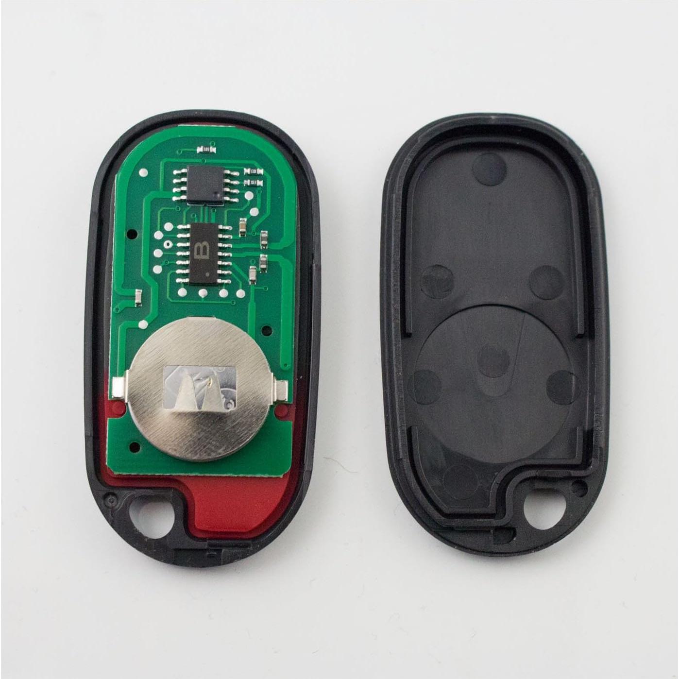 Llavero Reemplazo Honda Civic Pilot 2001-2007 2 Piezas