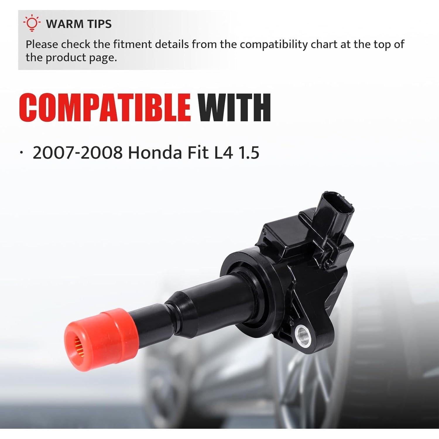 Juego de 4 Bobinas de Encendido NPAUTO UF-581 para Honda Fit 1.5L 2007-2008