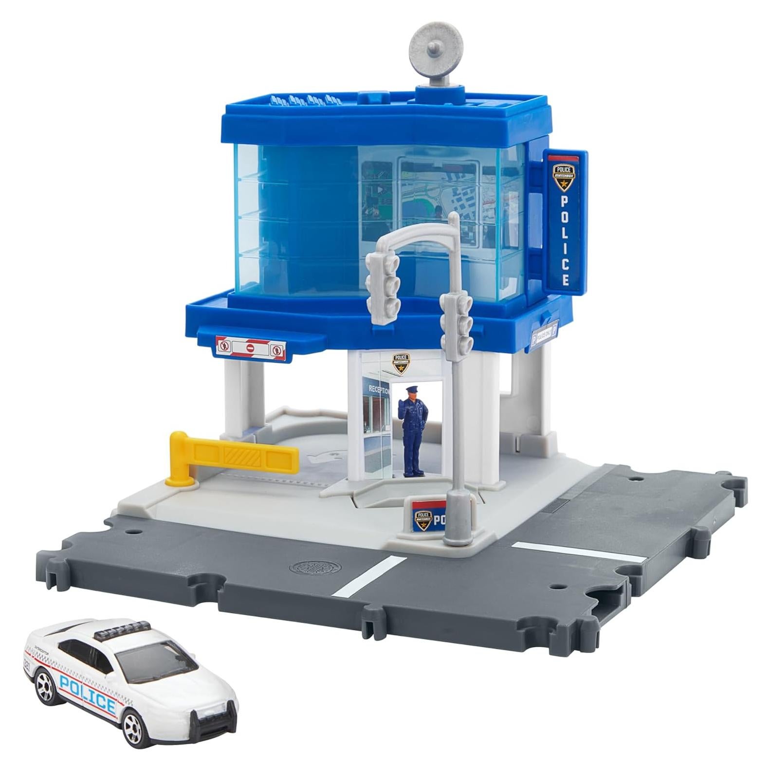 Coche de Juguete Matchbox Centro Tráfico Policial HRY44