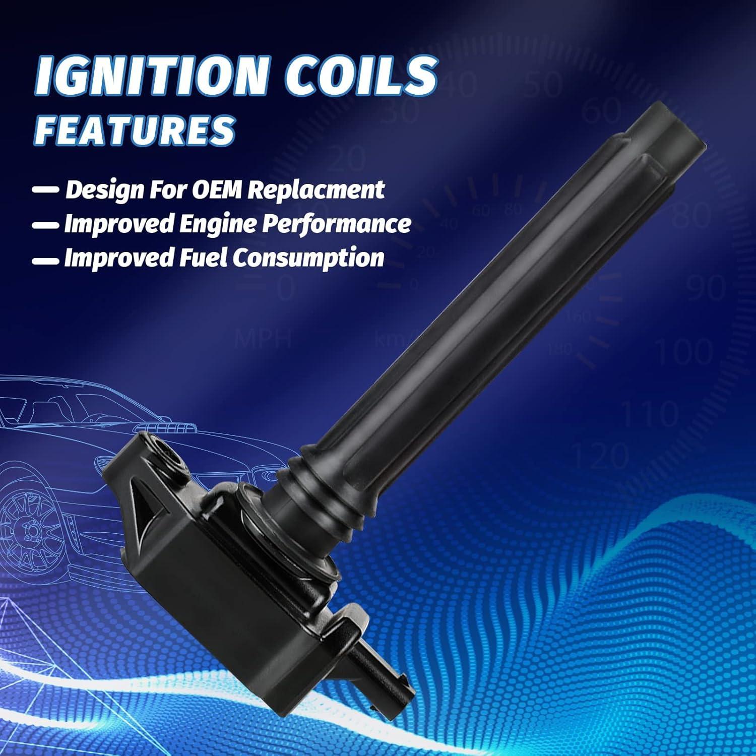 Bobina de Encendido Yikesai UF648 Compatible 3.6L V6