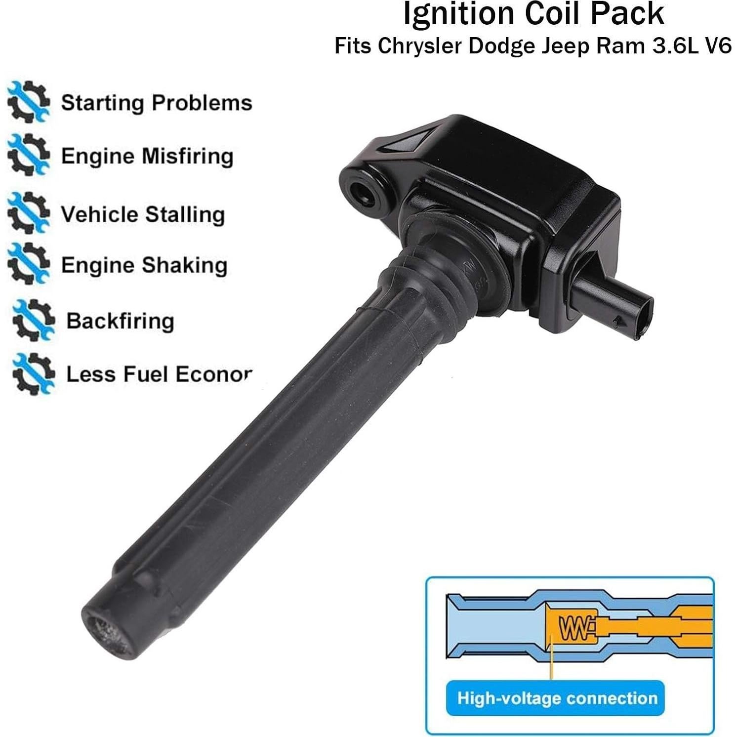 Bobina de Encendido Yikesai UF648 Compatible 3.6L V6