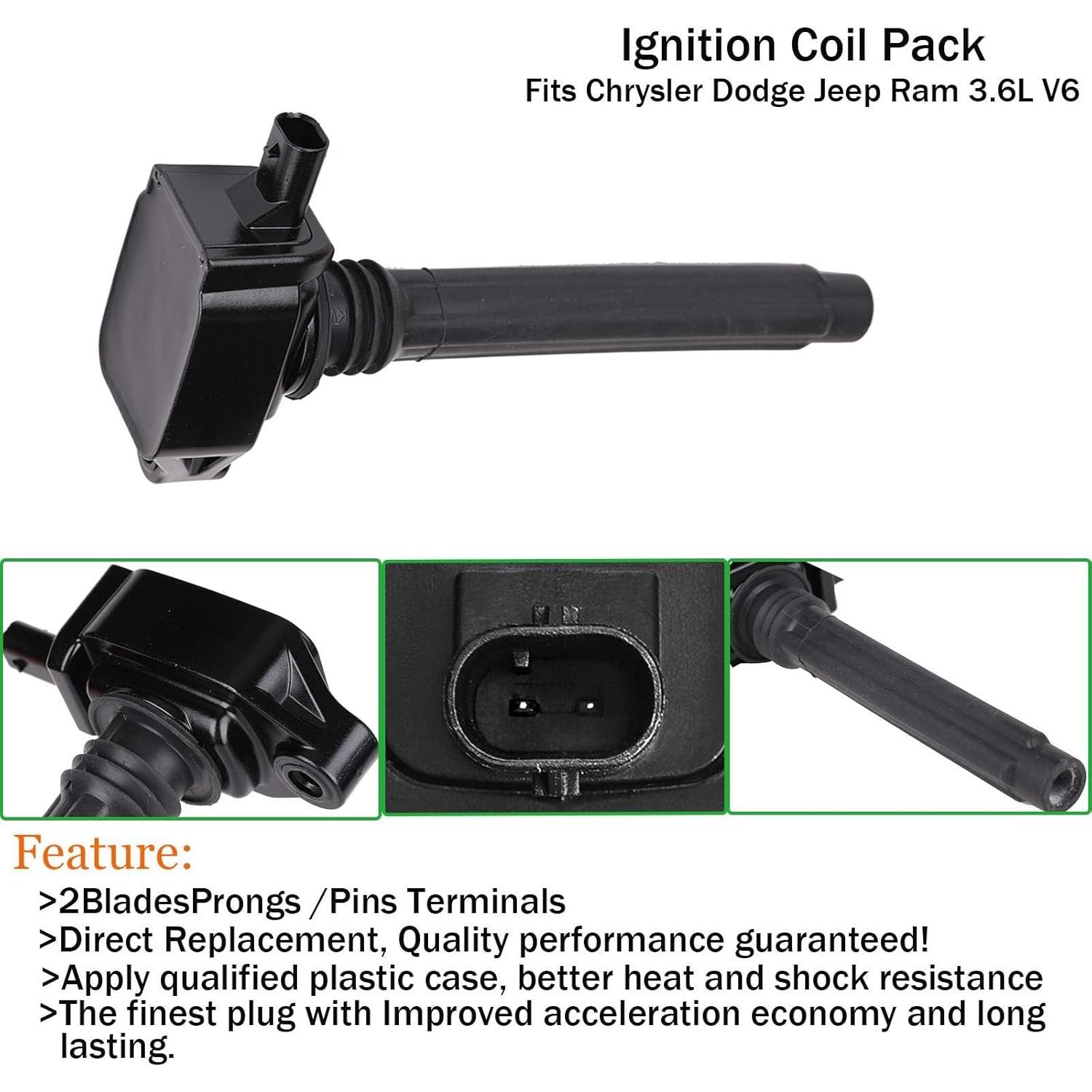 Bobina de Encendido Yikesai UF648 Compatible 3.6L V6