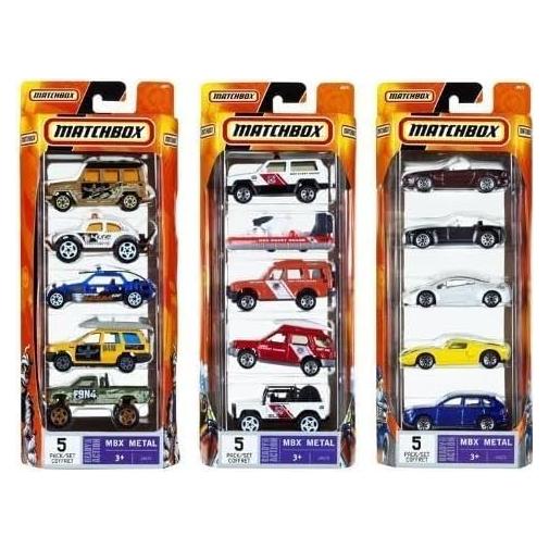 Juego de 15 coches Matchbox 3 paquetes temáticos 1:64