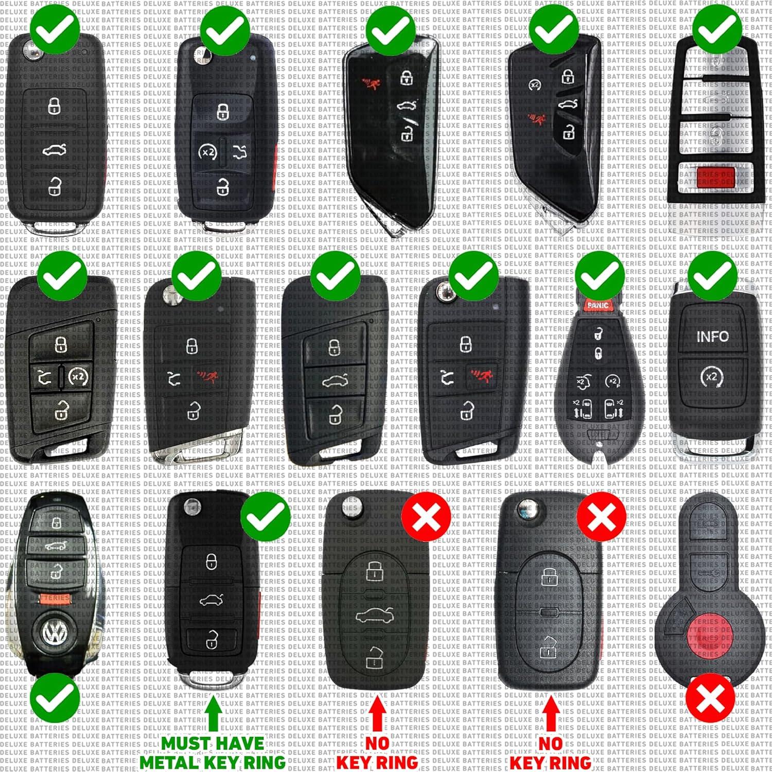 Baterías CR2032 Deluxe para Llave Volkswagen - Paquete de 2