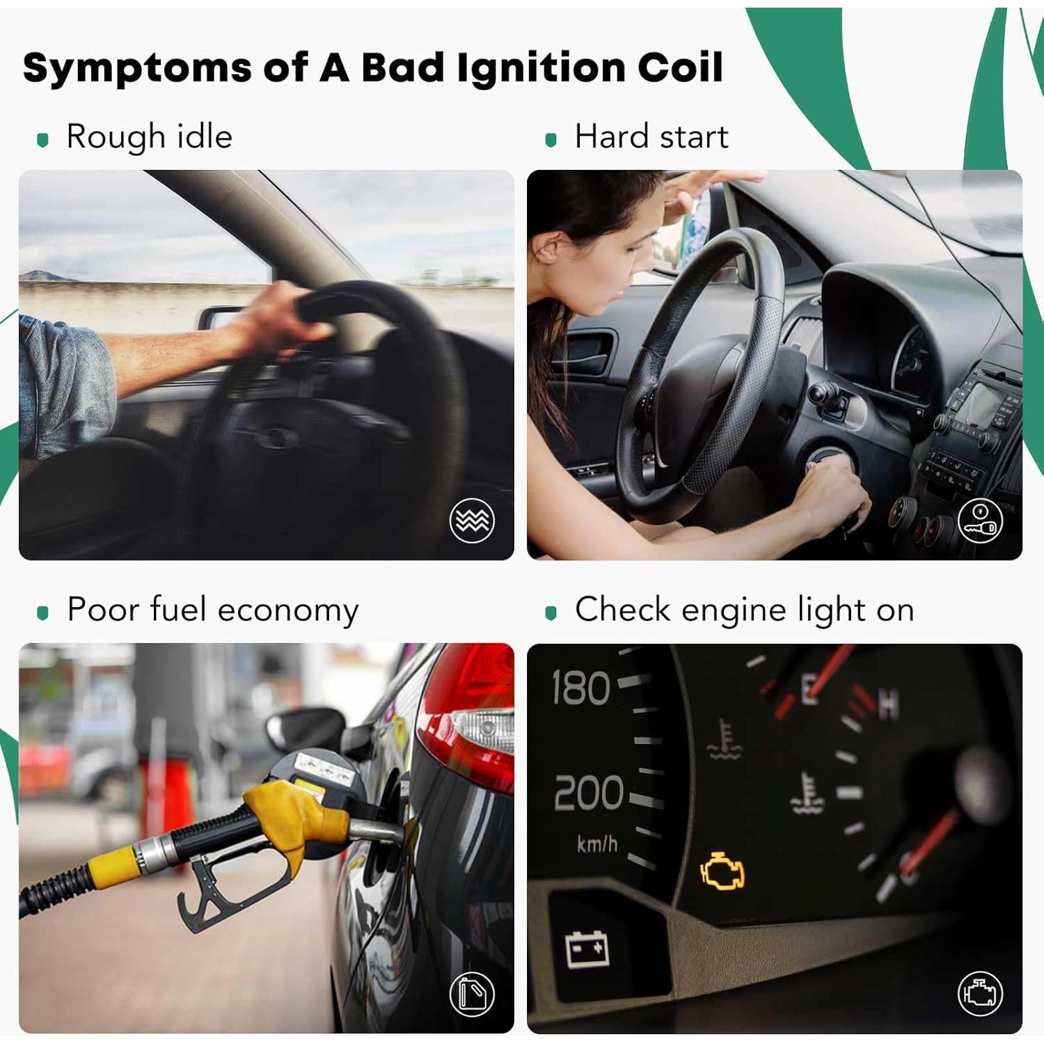 Bobinas de Encendido YHTAUTO para Ford, Lincoln, Mazda - 6 Piezas