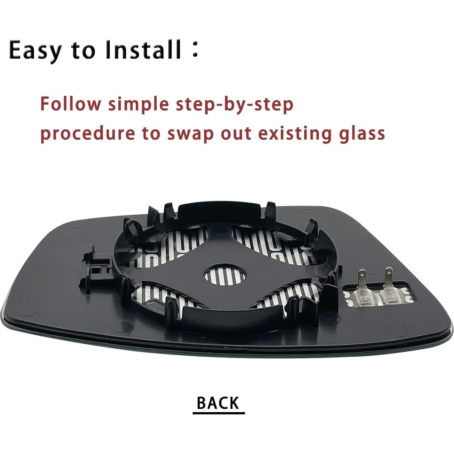 Vidrio Espejo Lateral Derecho Volkswagen Passat Jetta 2011-2018